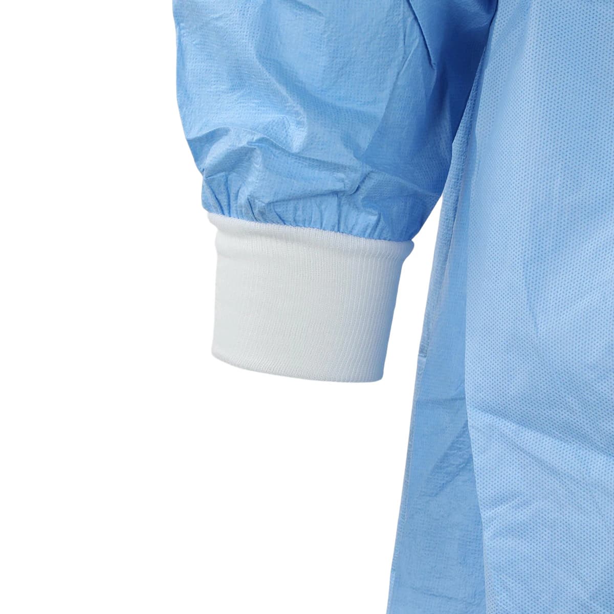 Halyard Aero Disposable Surgical Gown, AAMI Level 3, 3X-Large, Blue, Breathable, Full Back, Hook & Loop Neck, Knit Cuff, Long Raglan Sleeves, Each thumbnail 5