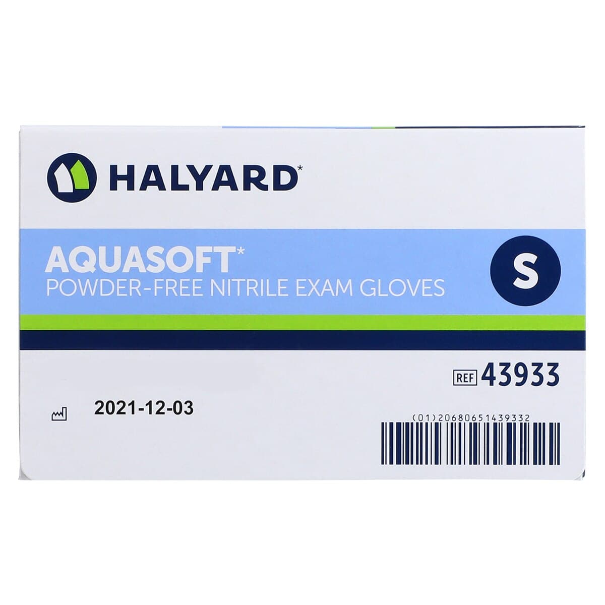 AQUASOFT Nitrile Exam Gloves, Powder Free, Non-Sterile, Small, Blue, 300/Box thumbnail 5