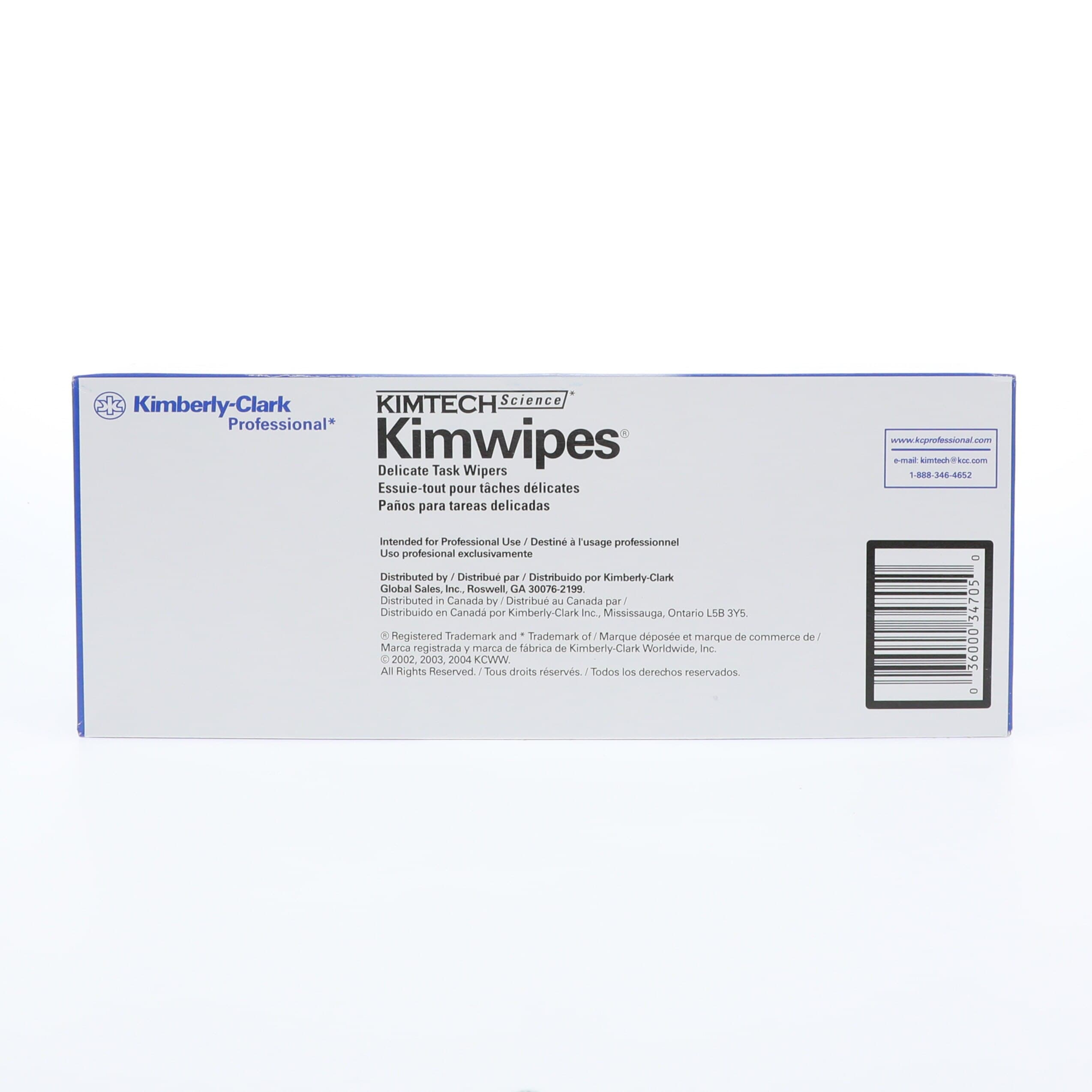 Kimtech Kimwipes Delicate Task Wipers, 2-Ply, 11.22 x 12.3 in, White, 1785/Box thumbnail 6