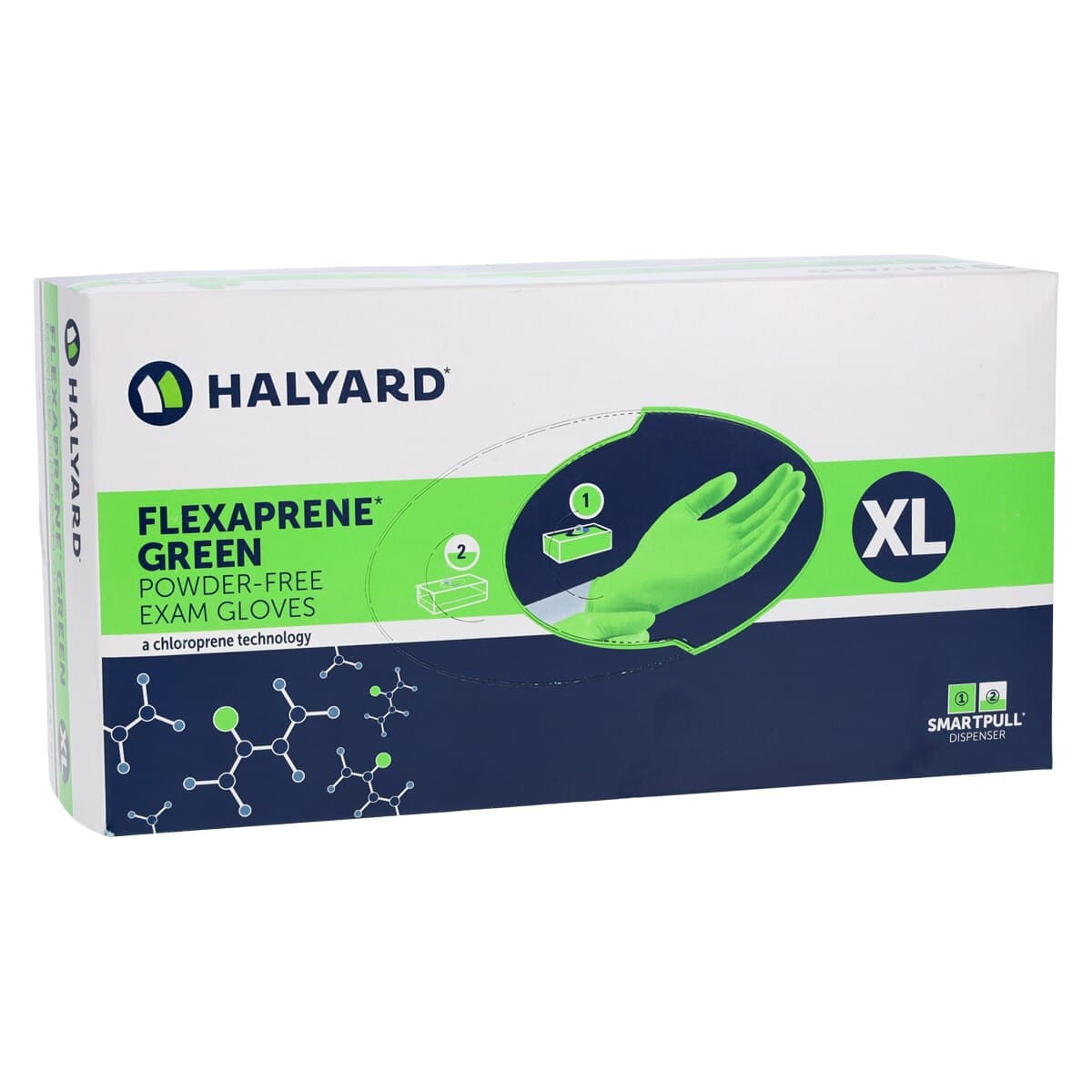 Flexaprene Green Chloroprene Exam Gloves, X-Large, Green, Non-Sterile thumbnail 4