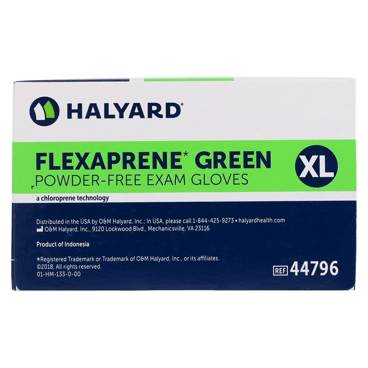 Flexaprene Green Chloroprene Exam Gloves, X-Large, Green, Non-Sterile thumbnail 6