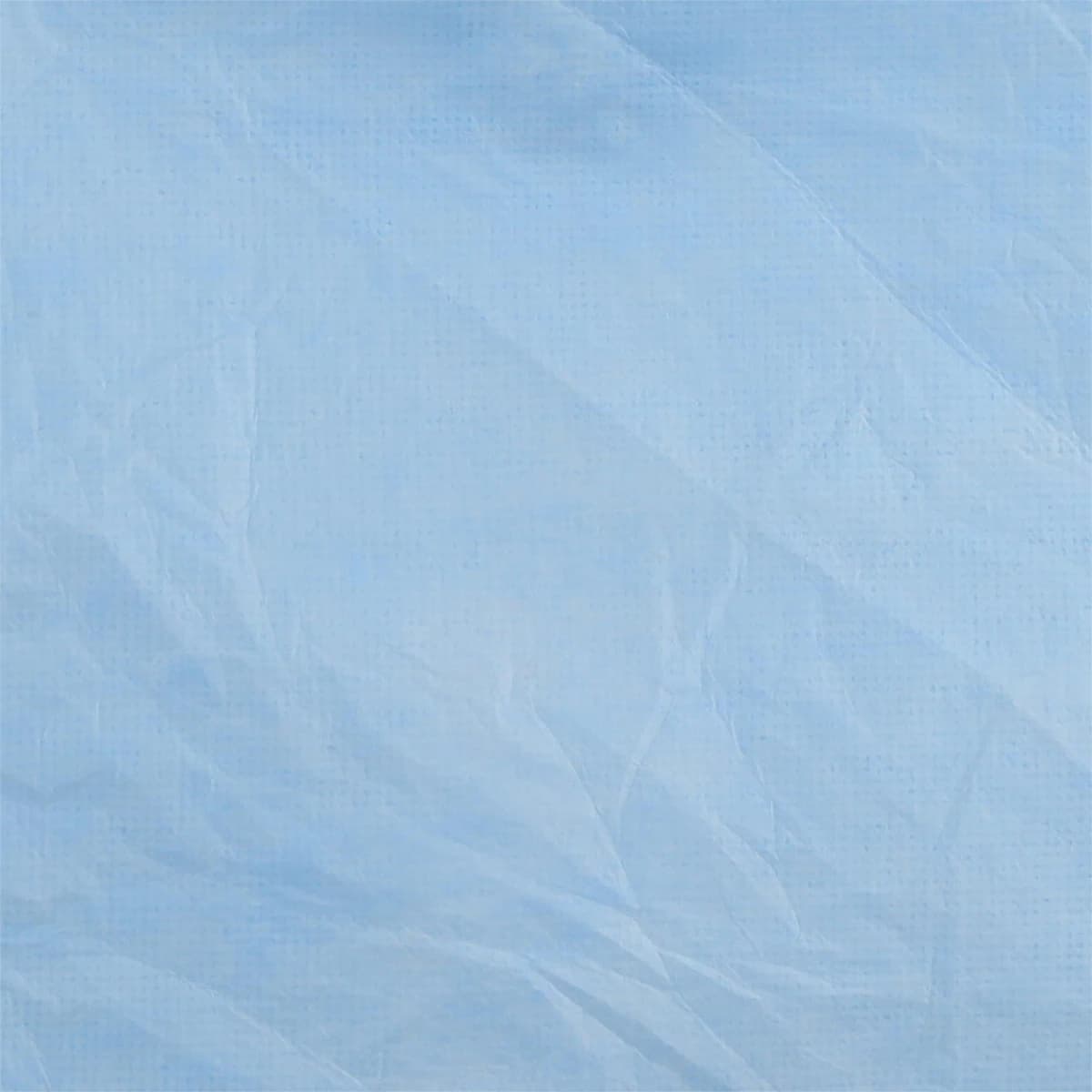 O & M Halyard Comfort Disposable Protective Gown, Impervious, Not AAMI Rated, Spunbonded Film Laminate, Universal Size, Blue, Non-Sterile, 100/Case thumbnail 5