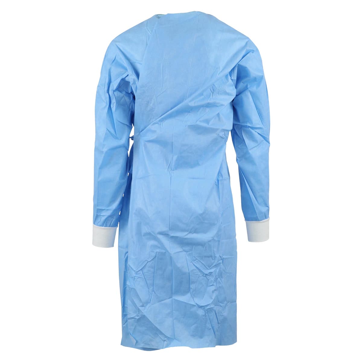 O & M Halyard Evolution 4 Disposable Non-Reinforced Surgical Gown, SMS Fabric, Standard/X-Large, Blue/Yellow Neckband, Set-In Sleeves with Towel, 32/Case thumbnail 3