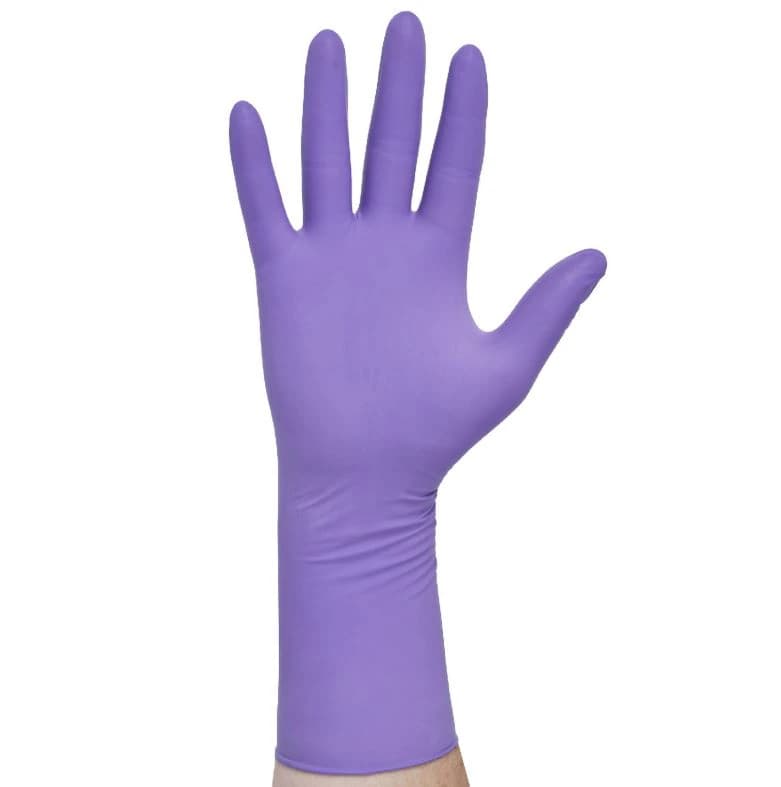 Halyard Purple Nitrile-Xtra Exam Gloves, Powder Free, Non-Sterile, Large, 50/Box, 50603 - HALYARD PURPLE NITRILE-XTRA EXAM GLOVES 50603 - Image 1