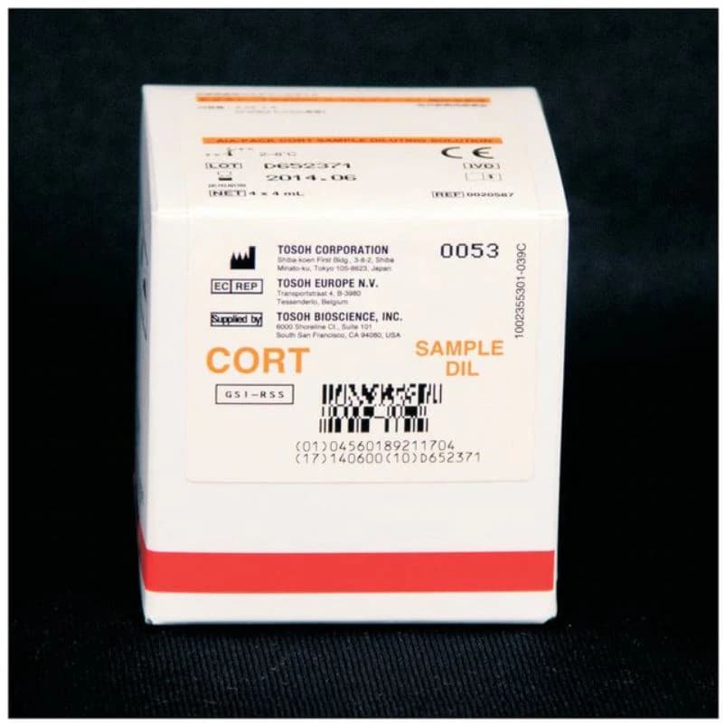 Tosoh Bioscience AIA-Pack Cortisol Sample Diluent, 4 x 4 mL - Cortisol Sample Diluent - Image 1