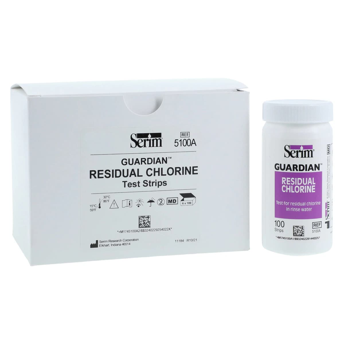 Guardian Residual Chlorine Test Strips, 6 Bottles/Box thumbnail 2