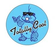 Shamrock Scientific Totally Cool Removable Labels, Blue/White, 1-3/4" Diameter, 200/Roll - Label Totally Cool 1-3/4 Dia - Image 1