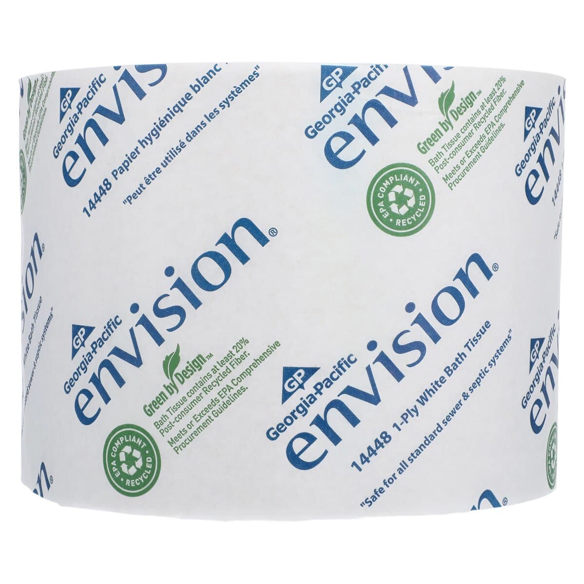 Georgia Pacific Pacific Blue Basic Toilet Tissue, 1-Ply, White, 4.5" x 4.05", 48/Case thumbnail 2
