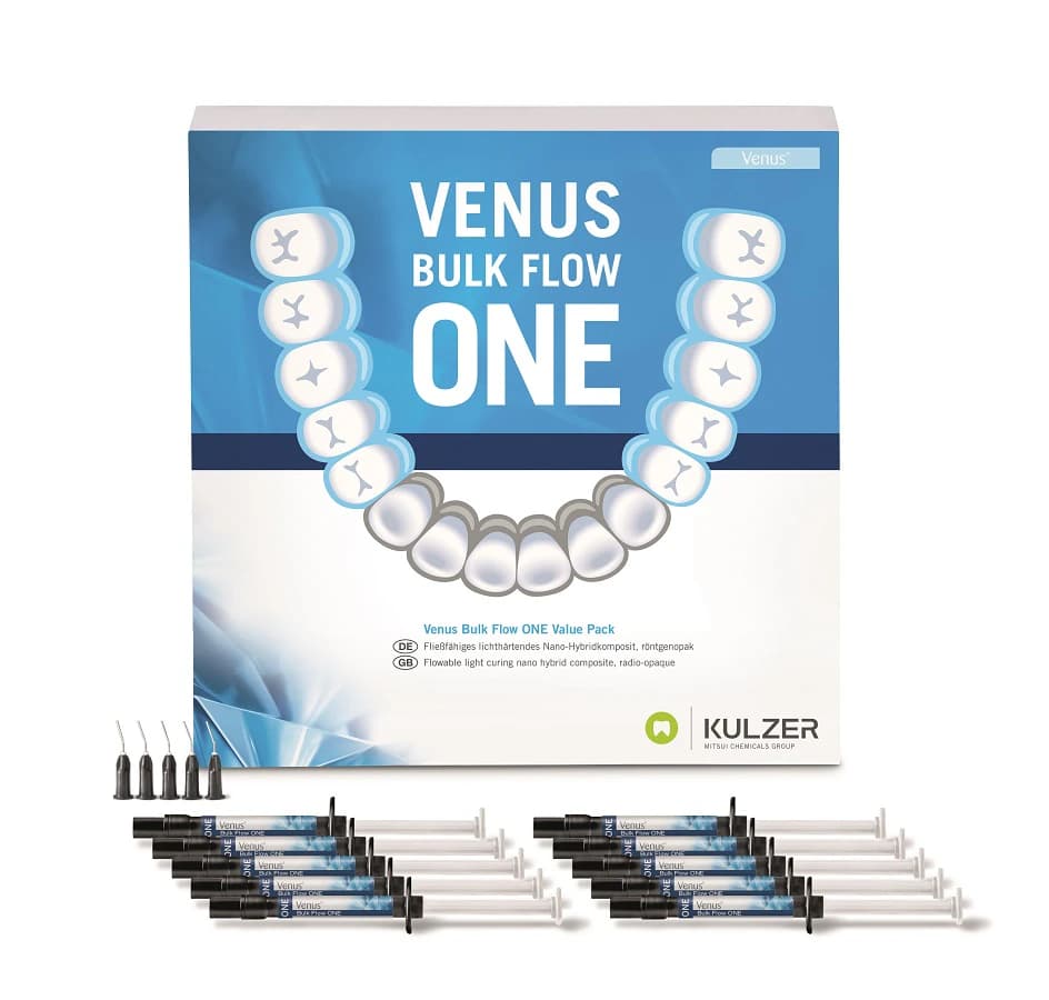 Kulzer Venus Bulk Flow ONE Flowable Bulk-Fill Composite Syringe Value Kit, Universal One Shade, 2g Syringe, 10/Pk, 66095335 thumbnail 2