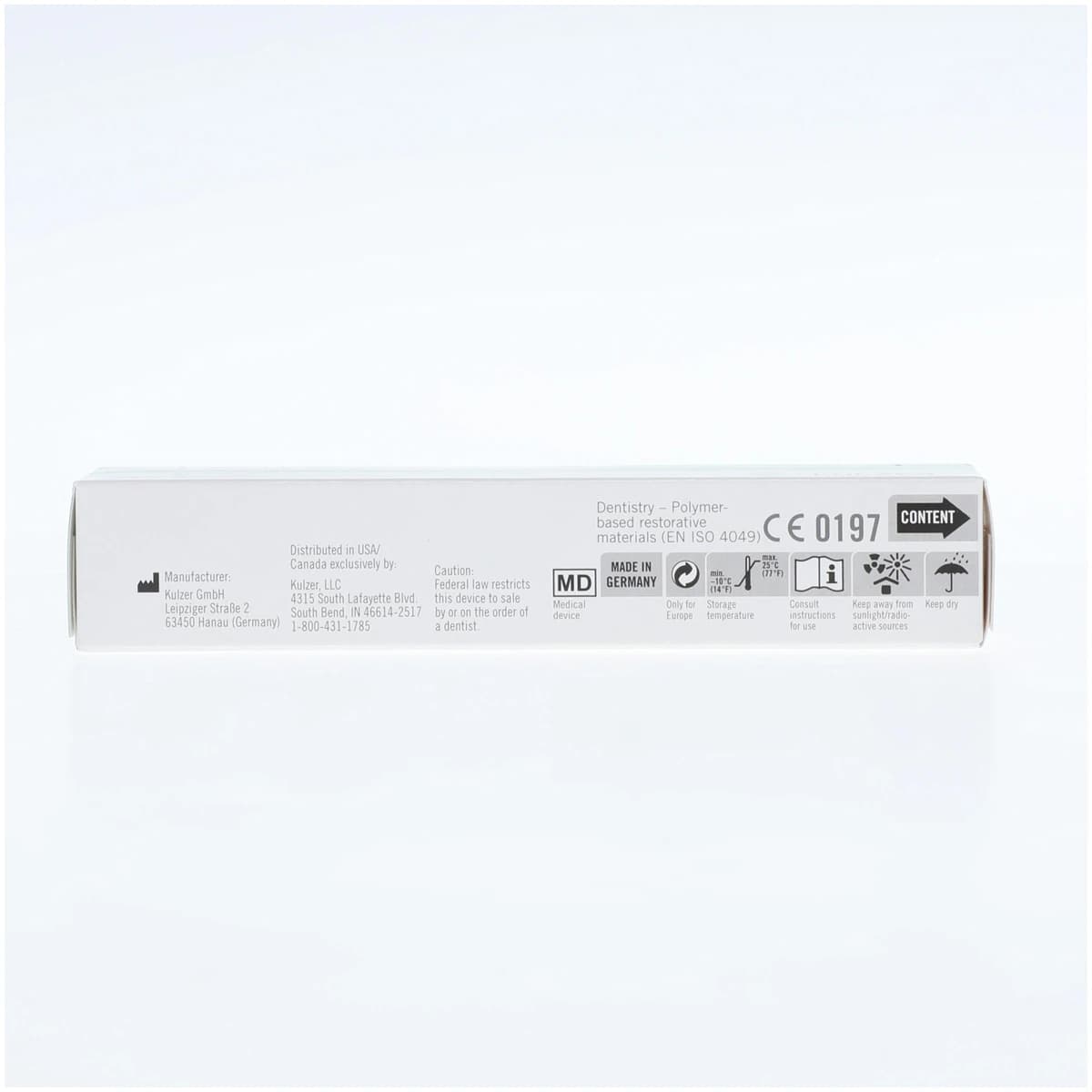Durafill VS Light-Cure Microfill Composite Syringe Refill, Shade A3, 4g, 66000010 thumbnail 3