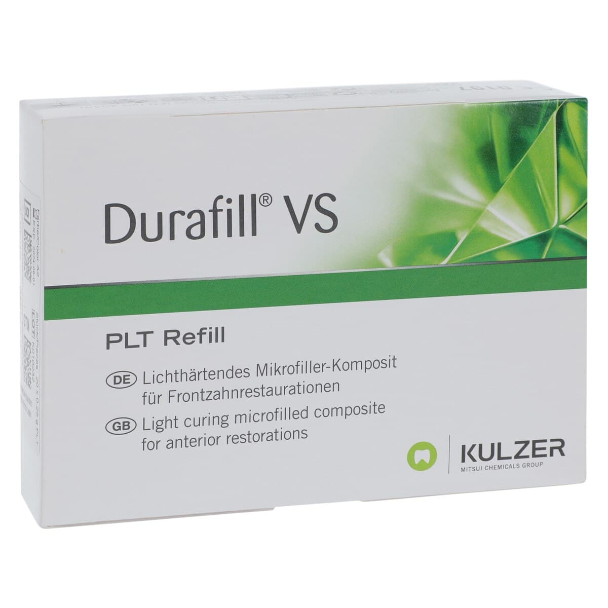 Durafill VS PLT A2 Light-Cure Microfill Restorative, 0.25 Gm Tips, 20/Box, #66000028 thumbnail 2