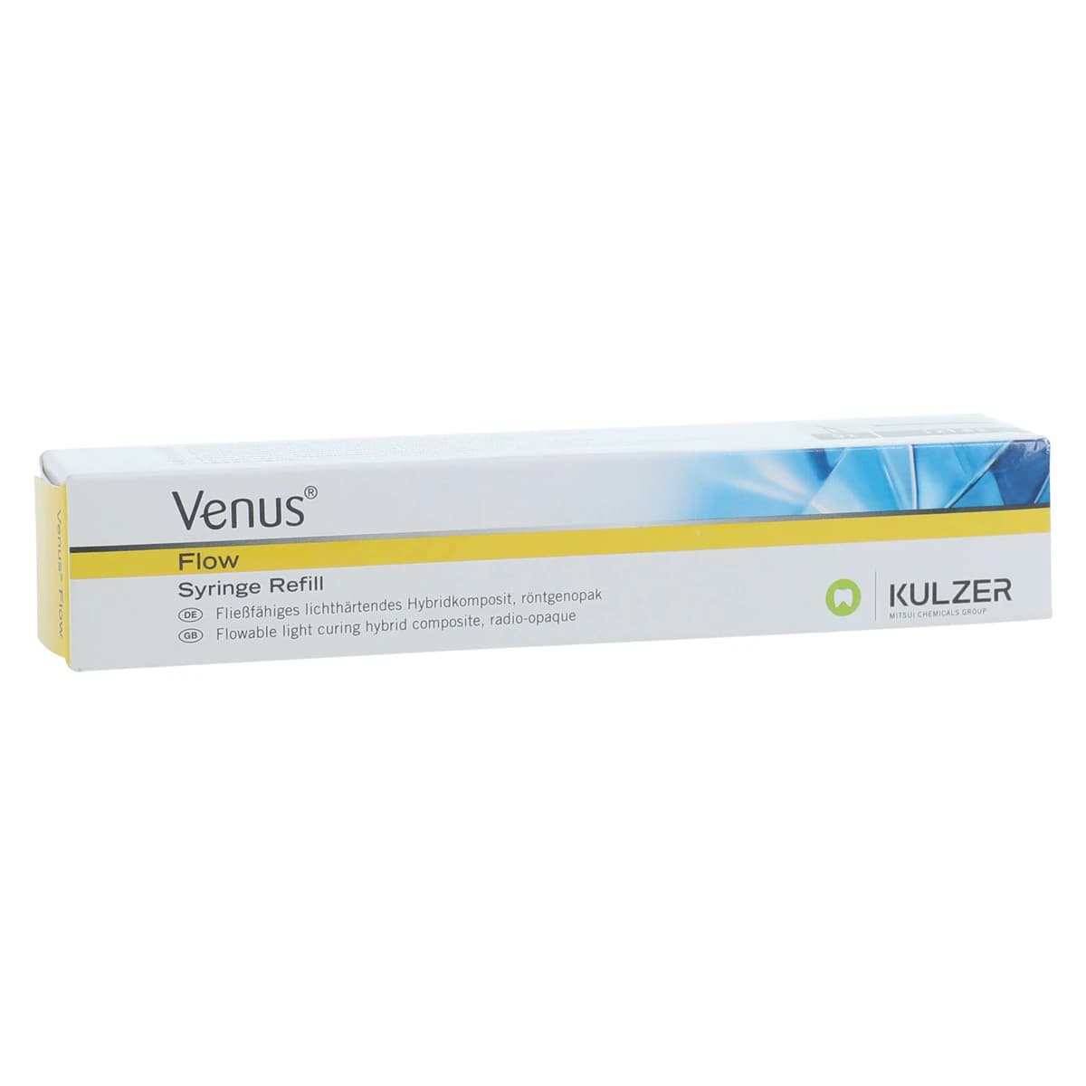Kulzer Venus Flow Flowable Composite Syringe Refill, Shade SB1 (Super Bleach 1), 1.8 g, 1 Syringe, 66014571 - Venus Flow Bleach SB1 1.8gm Syringe - Image 1