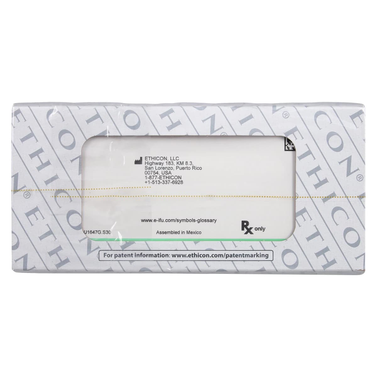 Ethicon Ethilon Nylon Monofilament Non-Absorbable Suture, Size 7-0, 18", P-6 Prime Reverse Cutting Needle, 3/8 Circle, 8mm, Black, 12/Box, 1647G thumbnail 3