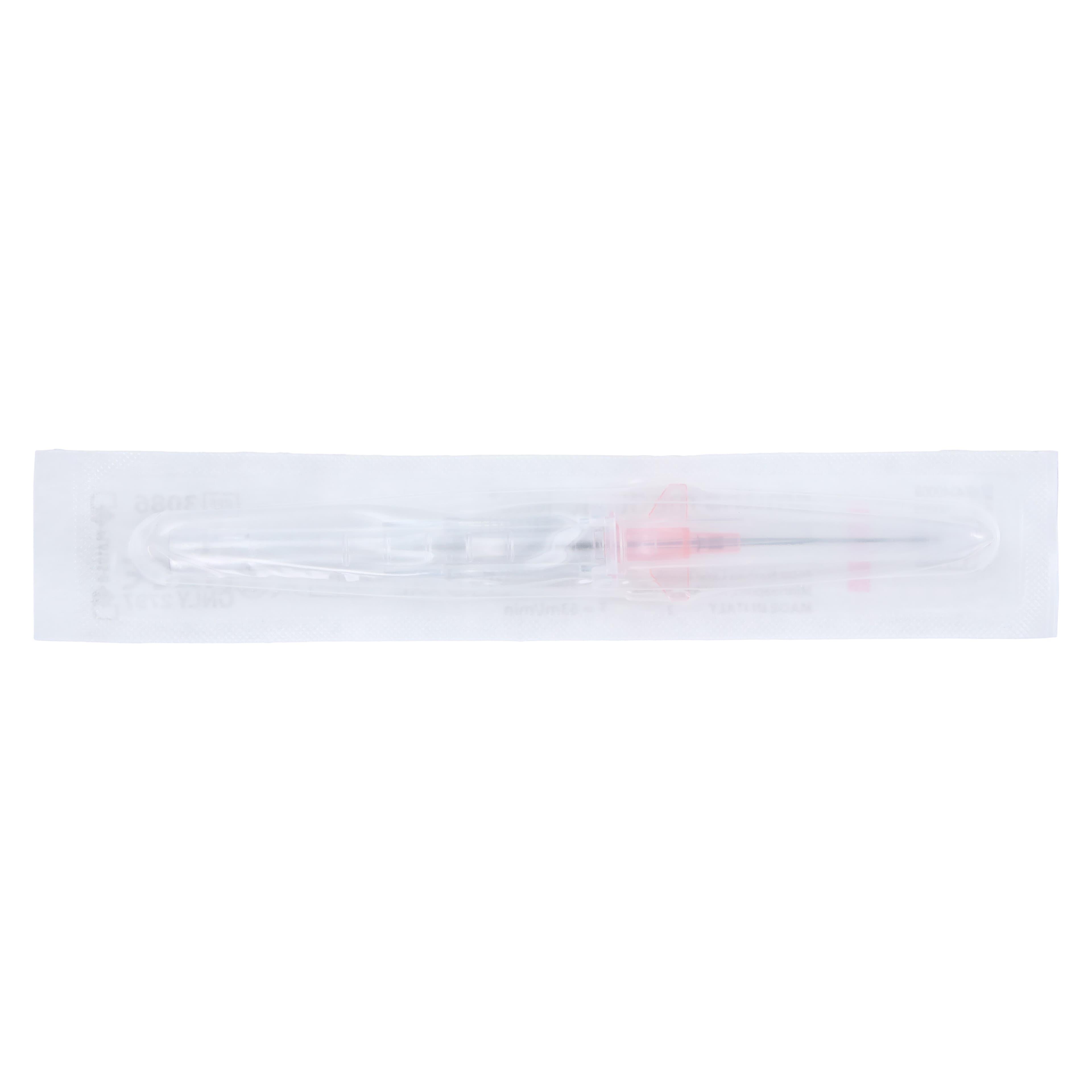 Jelco Protectiv Plus IV Catheter, 20 Gauge, 1-1/4" Winged, Safety, 63 mL/min, OCRILON Polyurethane, Sterile, Pink, 50/Box thumbnail 3