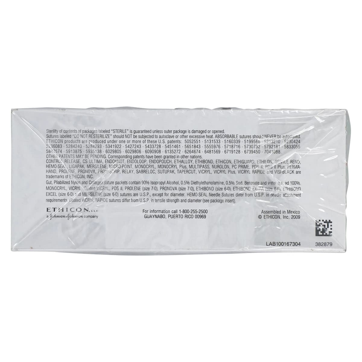 Ethicon Perma-Hand Silk Braided Non-Absorbable Suture, Size 6-0, 18" Black, G-7 Reverse Cutting 1/2 Circle Needle, 12/Box thumbnail 3