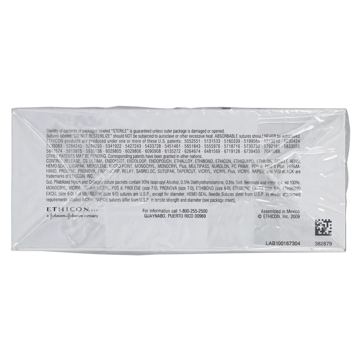 Ethilon Nylon Monofilament Non-Absorbable Suture, Size 10-0, Black, TG160-6 Cutting Edge Spatula Reverse 1/2 Circle Needle, 12" Length, 12/Box thumbnail 3