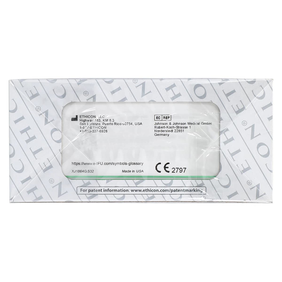 Ethicon Ethilon Nylon Sutures 4-0, 18" Black Monofilament, PC-3 Cutting, 3/8 Circle, 12/Bx, 1864G thumbnail 3