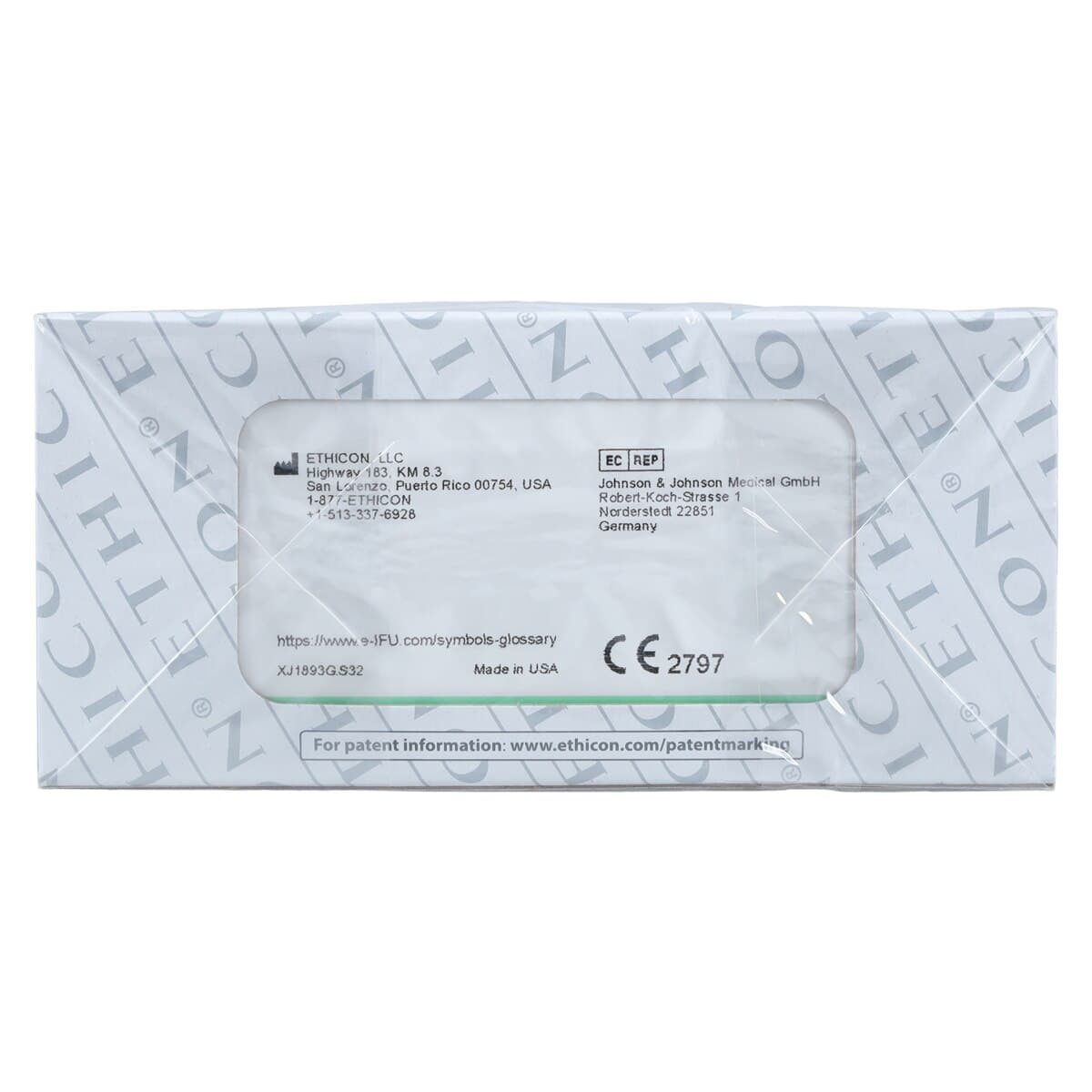 Ethicon Ethilon Nylon Suture, 3-0, 18", Black Monofilament, PC-5 Needle, 3/8 Circle, 12/Box, 1893G thumbnail 3