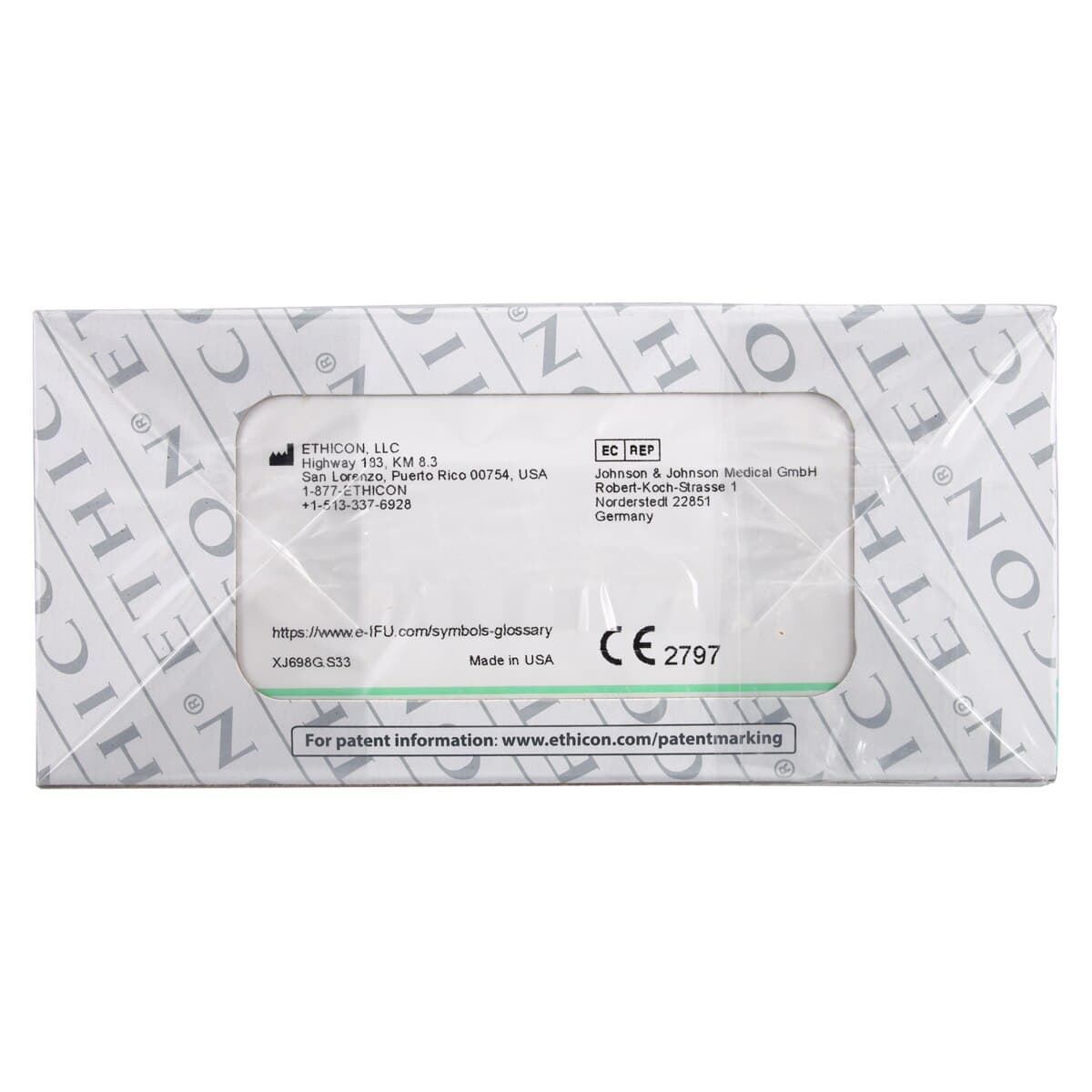 Ethicon Ethilon Nylon Monofilament Non-Absorbable Suture, 5-0, 18", PS-3 Reverse Cutting 3/8 Circle Needle, Black, 12/Box, 1668G thumbnail 3