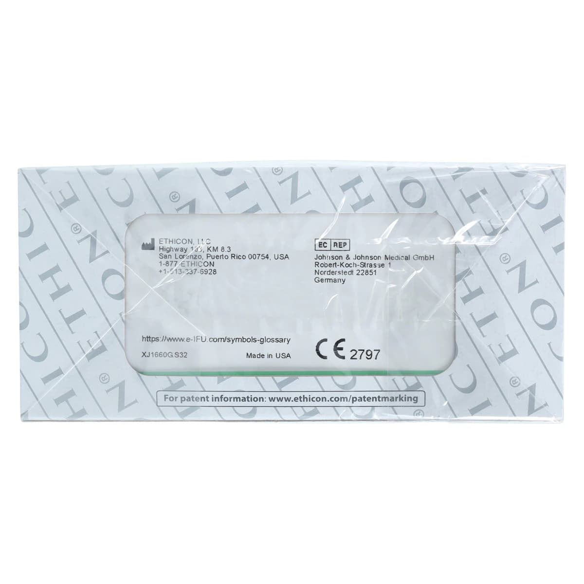 Ethicon Ethilon Nylon Monofilament Suture, Size 6-0, 18", PS-4 Prime Reverse Cutting Needle, 1/2 Circle, Black, 12/Box, 1660G thumbnail 3