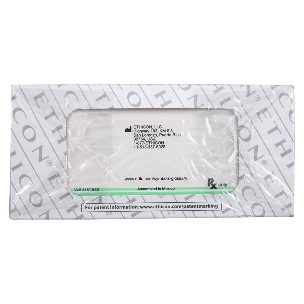 Ethicon Ethilon Nylon Monofilament Suture, Size 0, Black, 48" Loop, CT Taper Point Needle, 1/2 Circle, 24/Box, L886T thumbnail 3