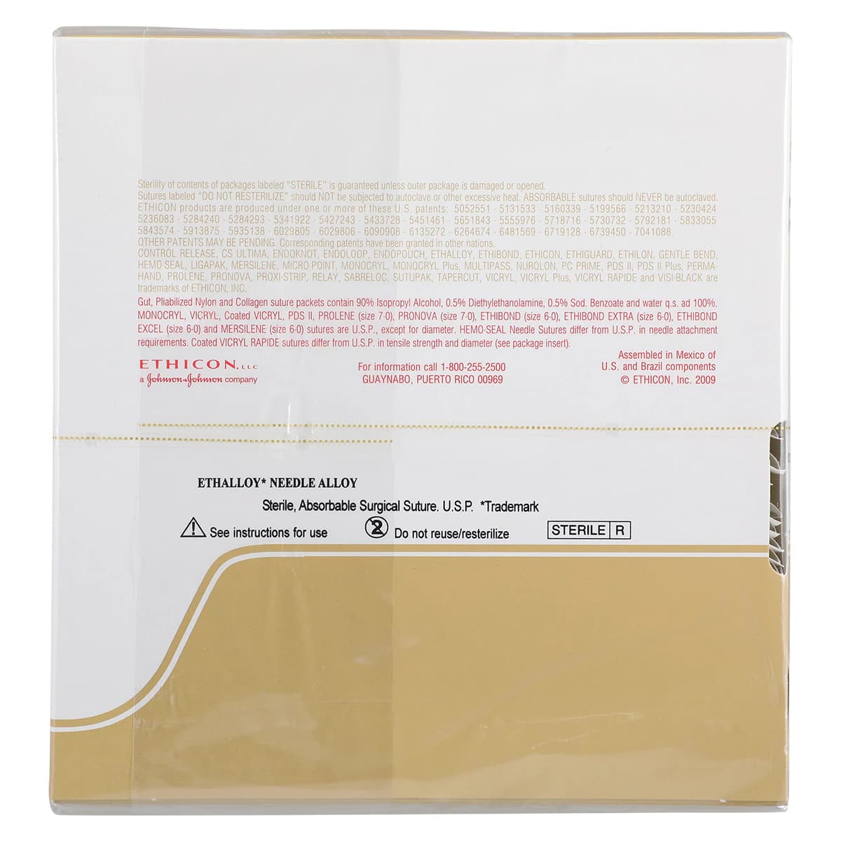 Ethicon Chromic Gut Surgical Suture, 4-0, 27", SH-1 Taper Point 1/2 Circle Needle, 36/Box, G181H thumbnail 3