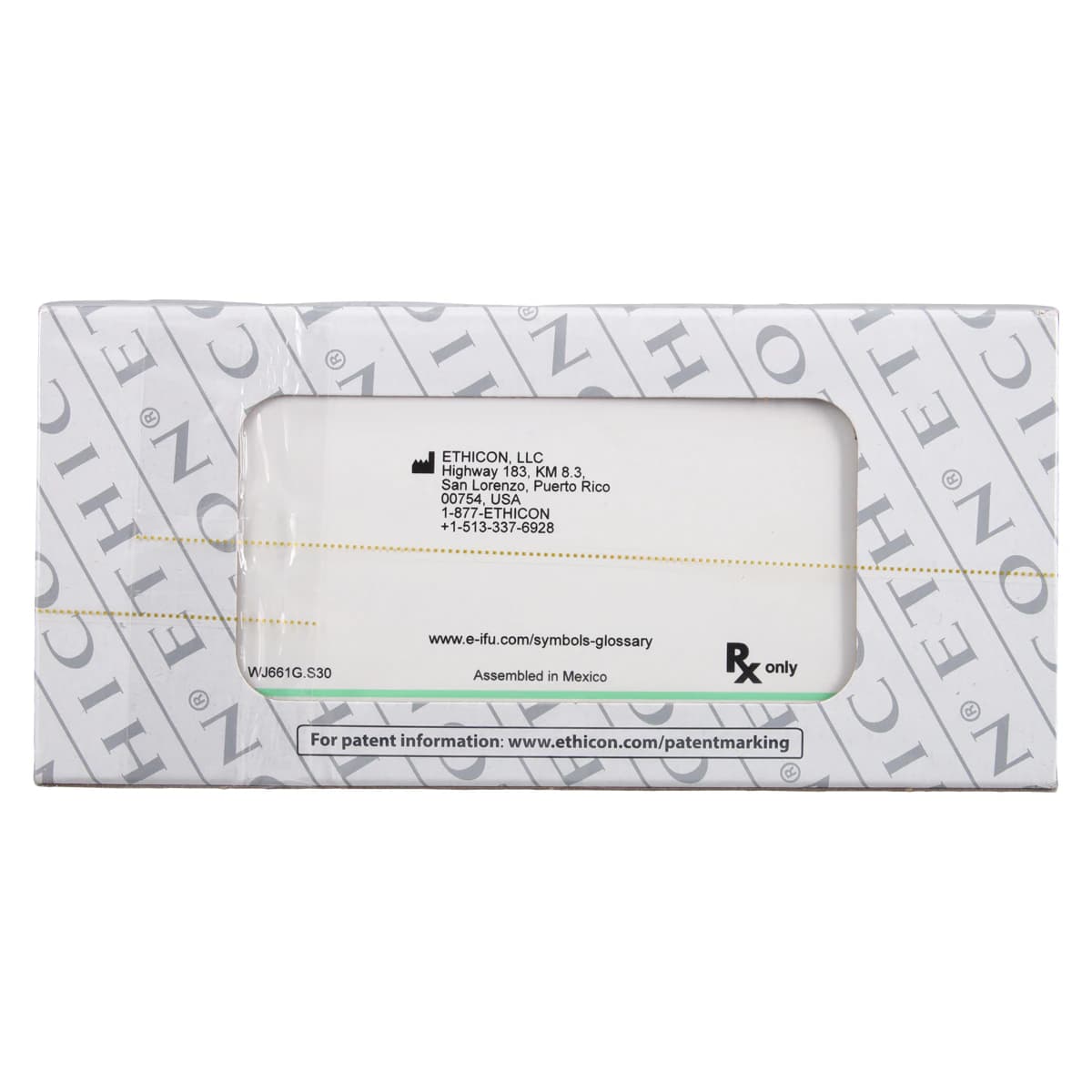 Ethilon Nylon Monofilament Non-Absorbable Suture, 5-0, 18", Black, FS-2 Reverse Cutting Needle, 12/Box, 661G thumbnail 3