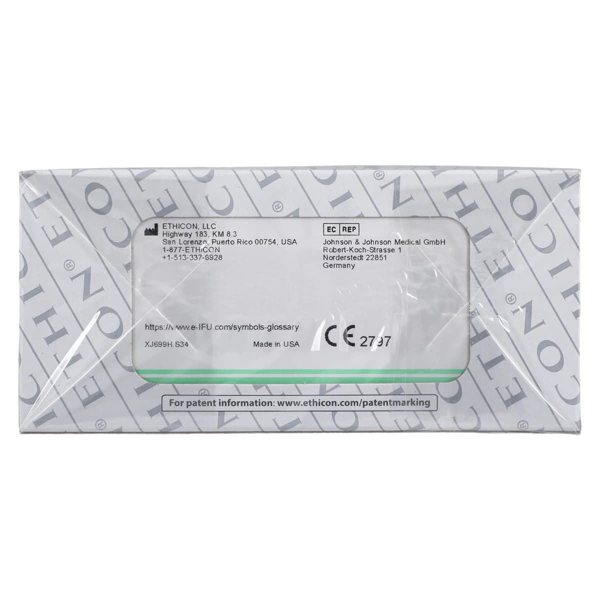 Ethilon Nylon Monofilament Non-Absorbable Suture, Size 4-0, 18", Black, P-3 Precision Point Reverse Cutting Needle, 3/8 Circle, 36/Box thumbnail 3