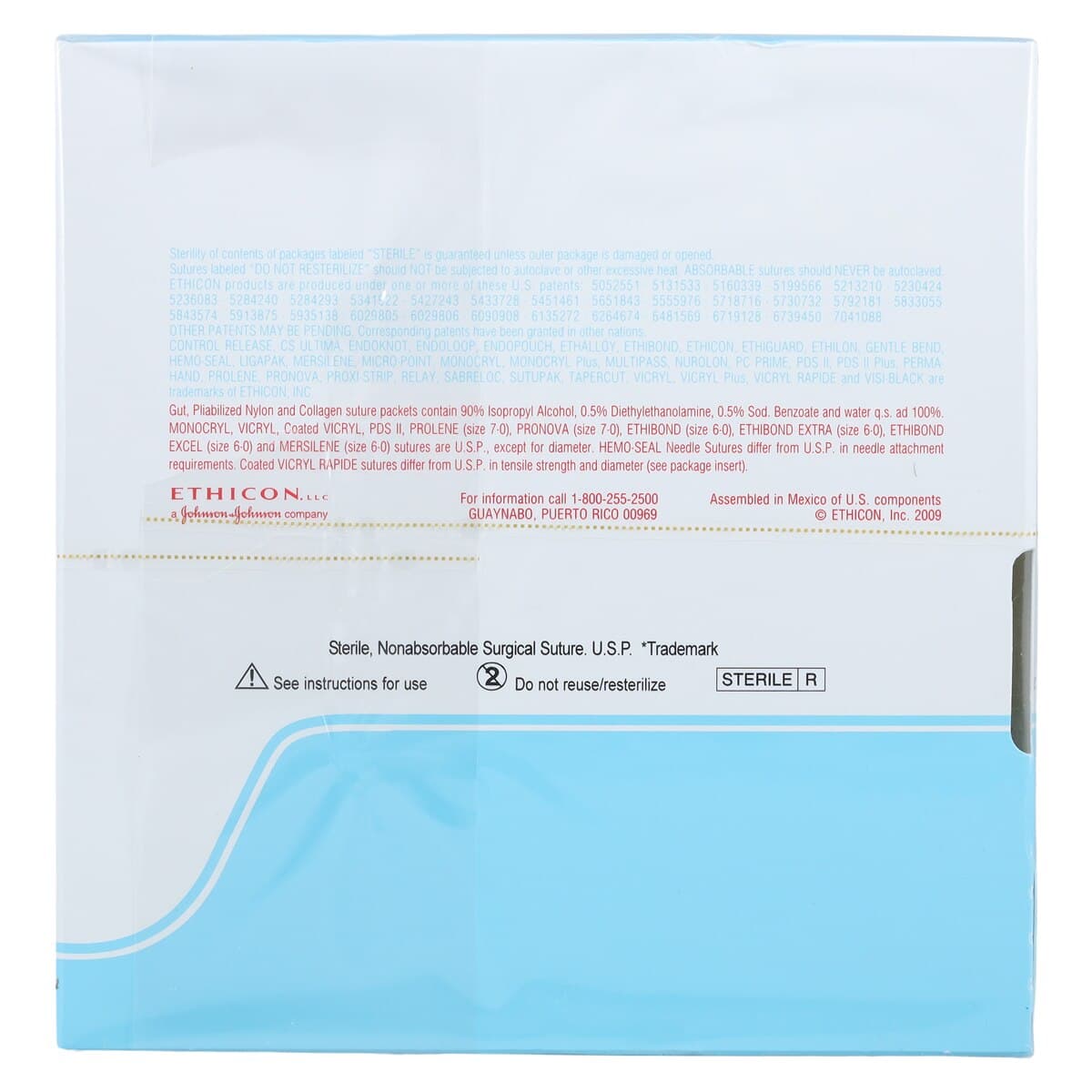 Ethicon Perma-Hand Silk Suture, A185H, Size 2-0, 12-18", Black Braided, Non-Absorbable, 36/Box thumbnail 3