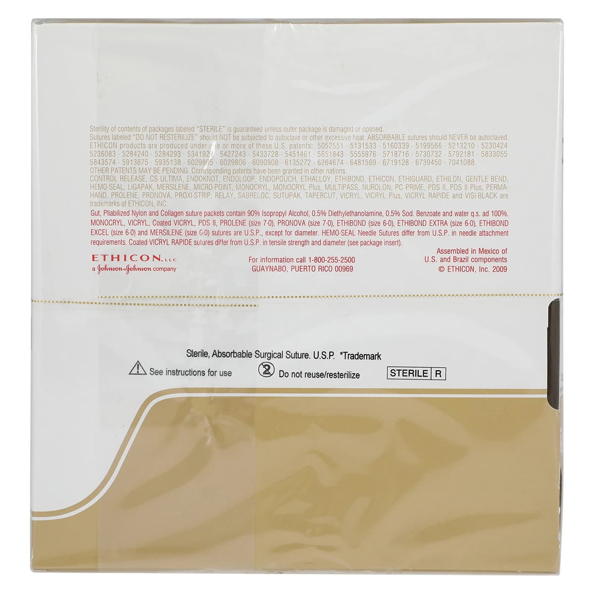 Ethicon Chromic Surgical Gut Suture, 2-0, 27" SH Taper Point 1/2 Circle Needle, 36/Bx, G123H thumbnail 3