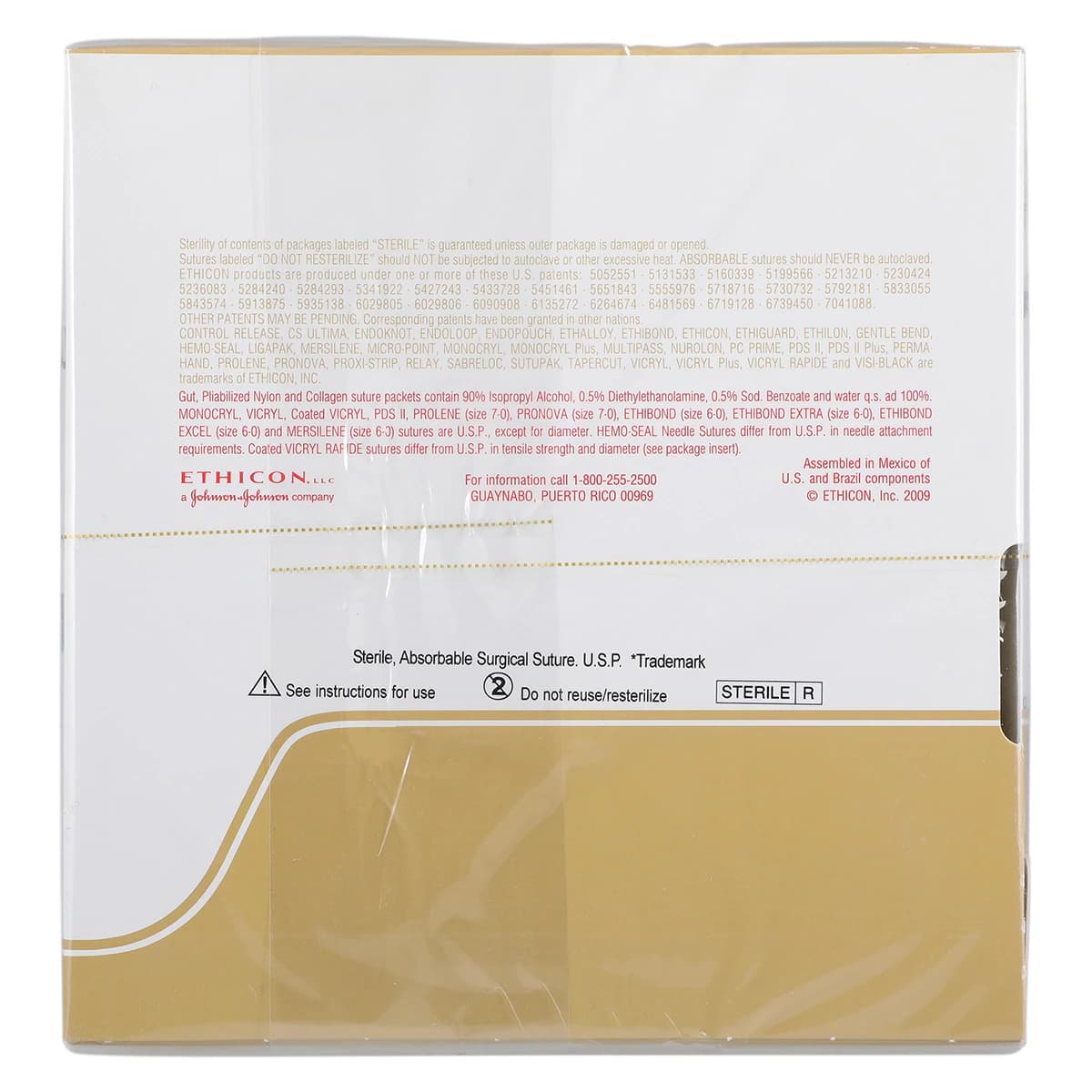 Ethicon Chromic Gut Surgical Suture, 3-0, 27", SH Taper Point 1/2 Circle Needle, Brown, 36/Box, G122H thumbnail 3