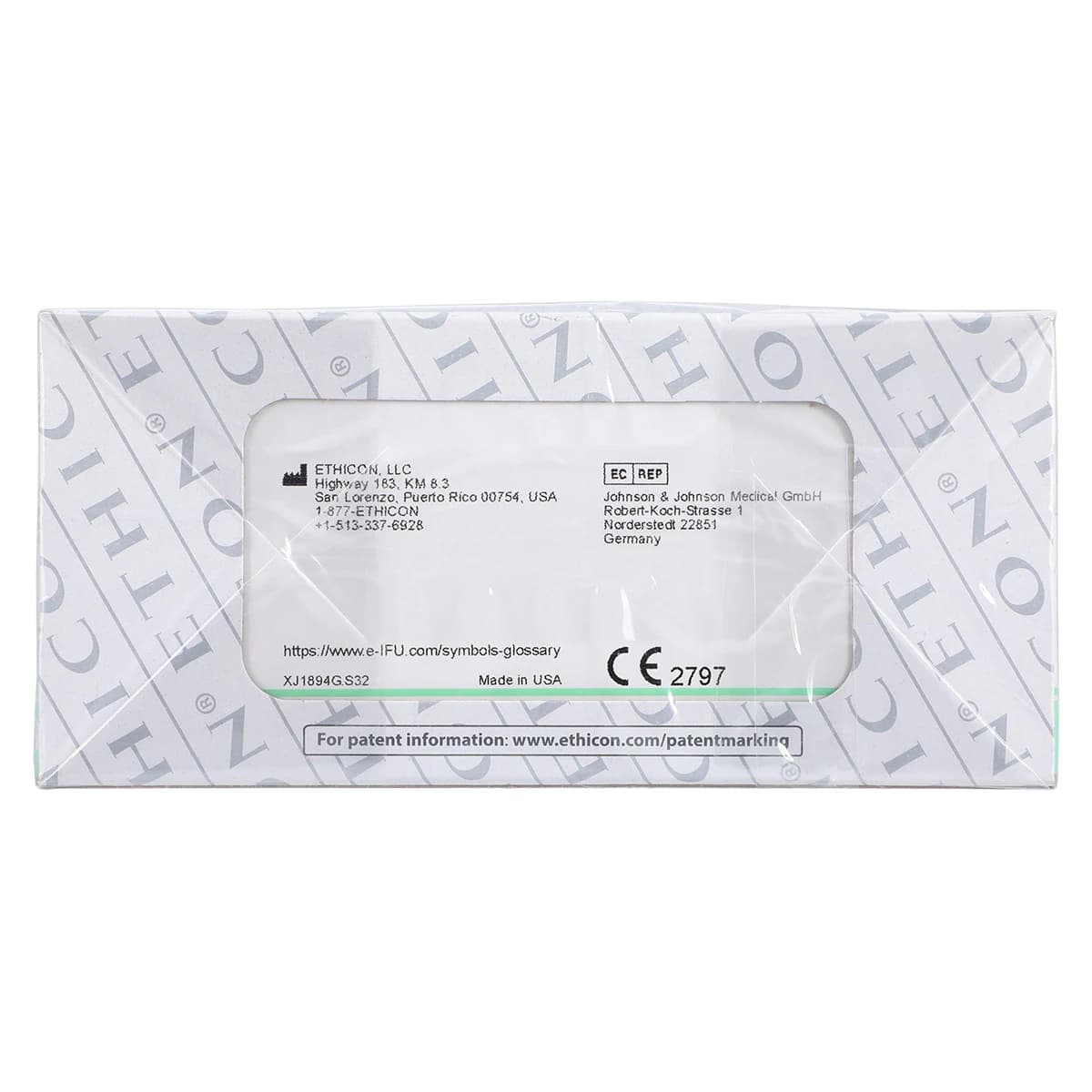 Ethilon Nylon Monofilament Non-Absorbable Suture, Size 4-0, 18", Black, PC-5 Prime Conventional Cutting Needle, 3/8 Circle, 12/Box, 1894G thumbnail 3