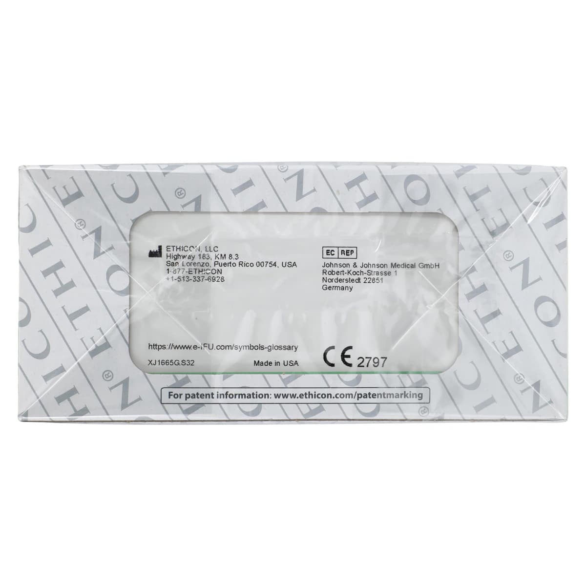 Ethicon Ethilon 6/0 Black Monofilament Non-Absorbable Suture, 18", PS-3 Precision Point Reverse Cutting Needle, 3/8 Circle, 12/Box, 1665G thumbnail 3