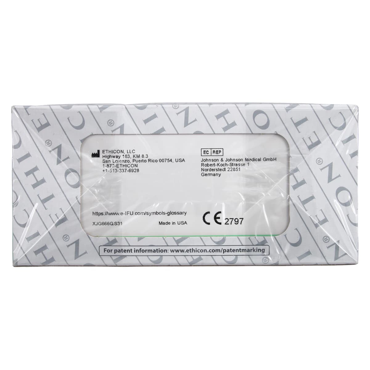 Ethicon Ethilon Nylon Monofilament Non-Absorbable Suture, Size 5-0, Green, PS-2 Prime Reverse Cutting Needle, 18", 12/Box, G666G thumbnail 3