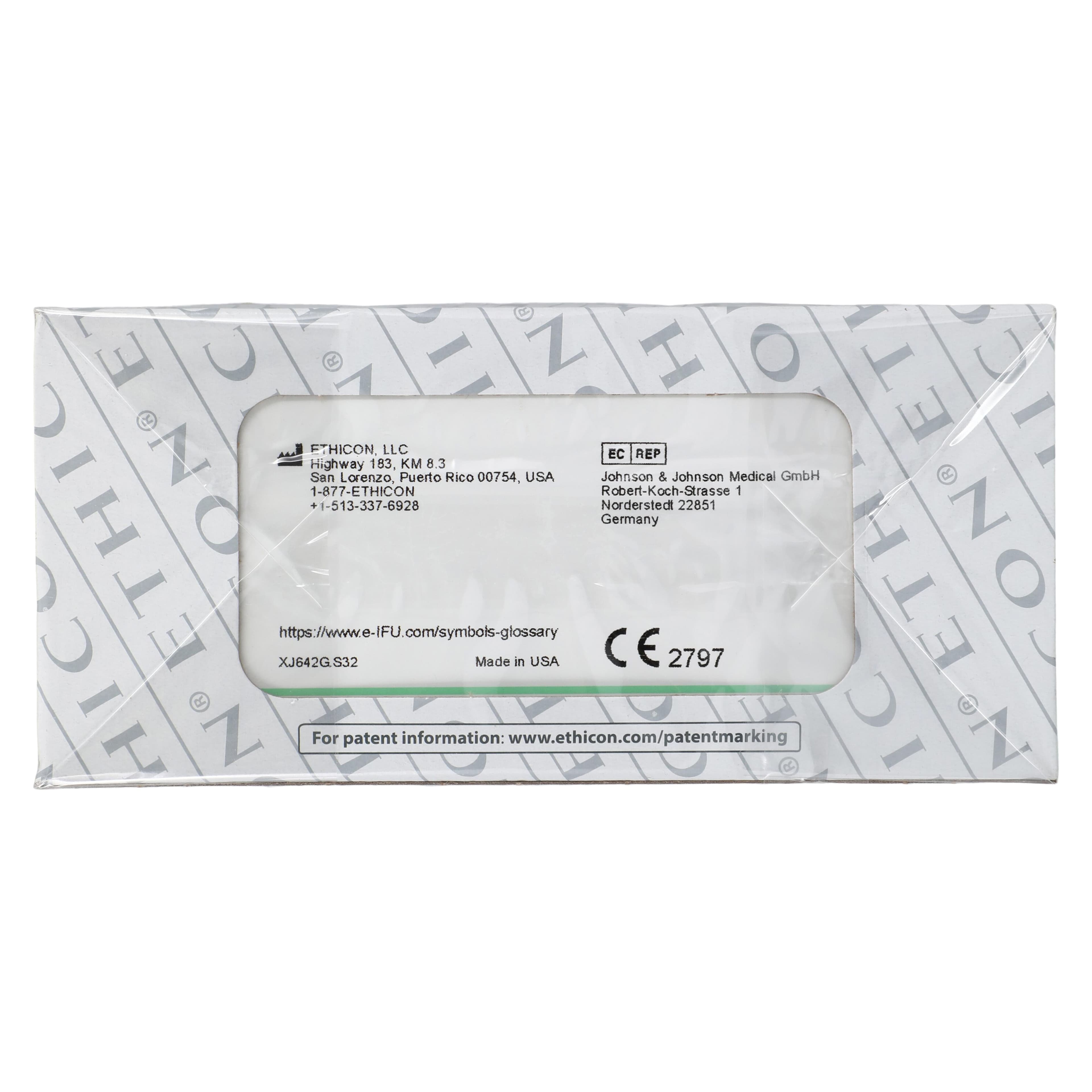 Ethicon Ethilon Nylon Suture, 3-0, 18", Black Monofilament, X-1 Reverse Cutting Needle, 1/2 Circle, 12/Box, 642G thumbnail 3