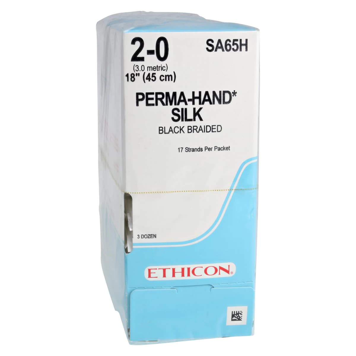 Perma-Hand Silk Suture, 2-0, 17x18", Non-Absorbable, Black, 36/Box thumbnail 3