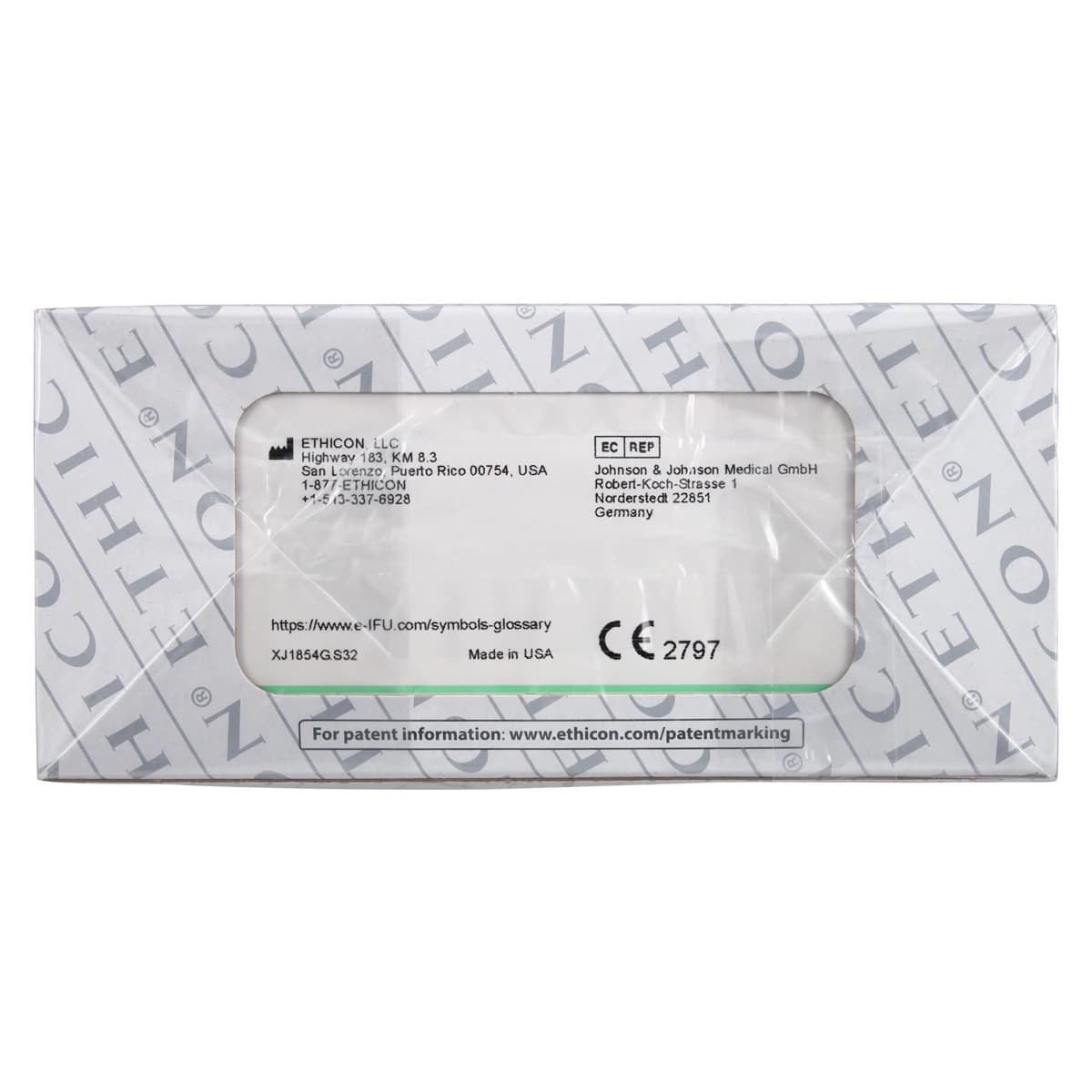 Ethicon Ethilon Nylon Suture, 4-0, 18", Black Monofilament, PC-1 Prime Conventional Cutting Needle, 3/8 Circle, 12/Box, 1854G thumbnail 3