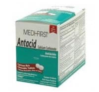 Medi-First Antacid Chewable Tablets, 420mg, 100 Count (2 Pouches of 50), Box - Medi-1st Antacid Chew Tabs - Image 1