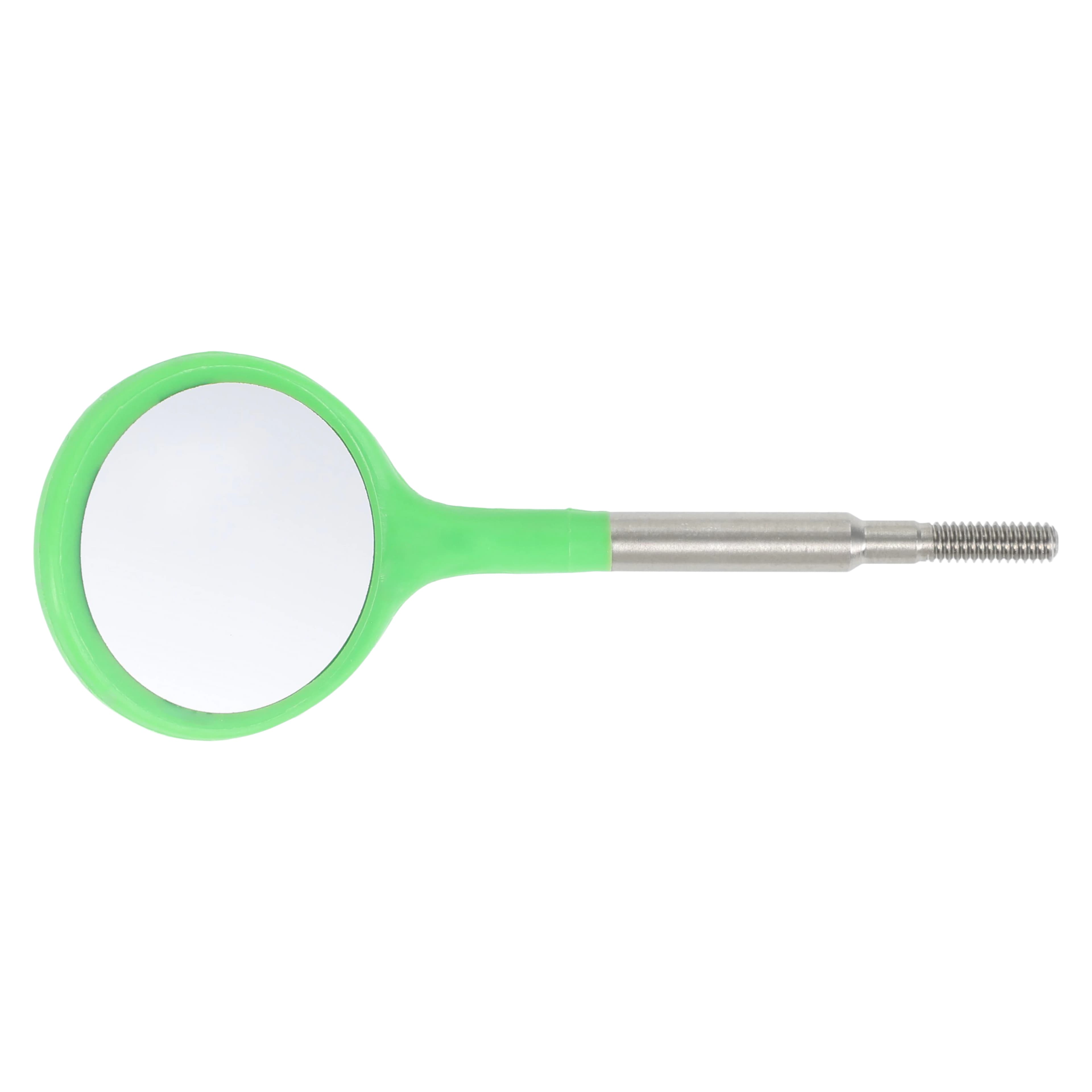 Zirc Crystal HD® #4 Neon Green Resin Mouth Mirror Screw-On Heads, Cone Socket, 12/Pack, 50Z371P thumbnail 3
