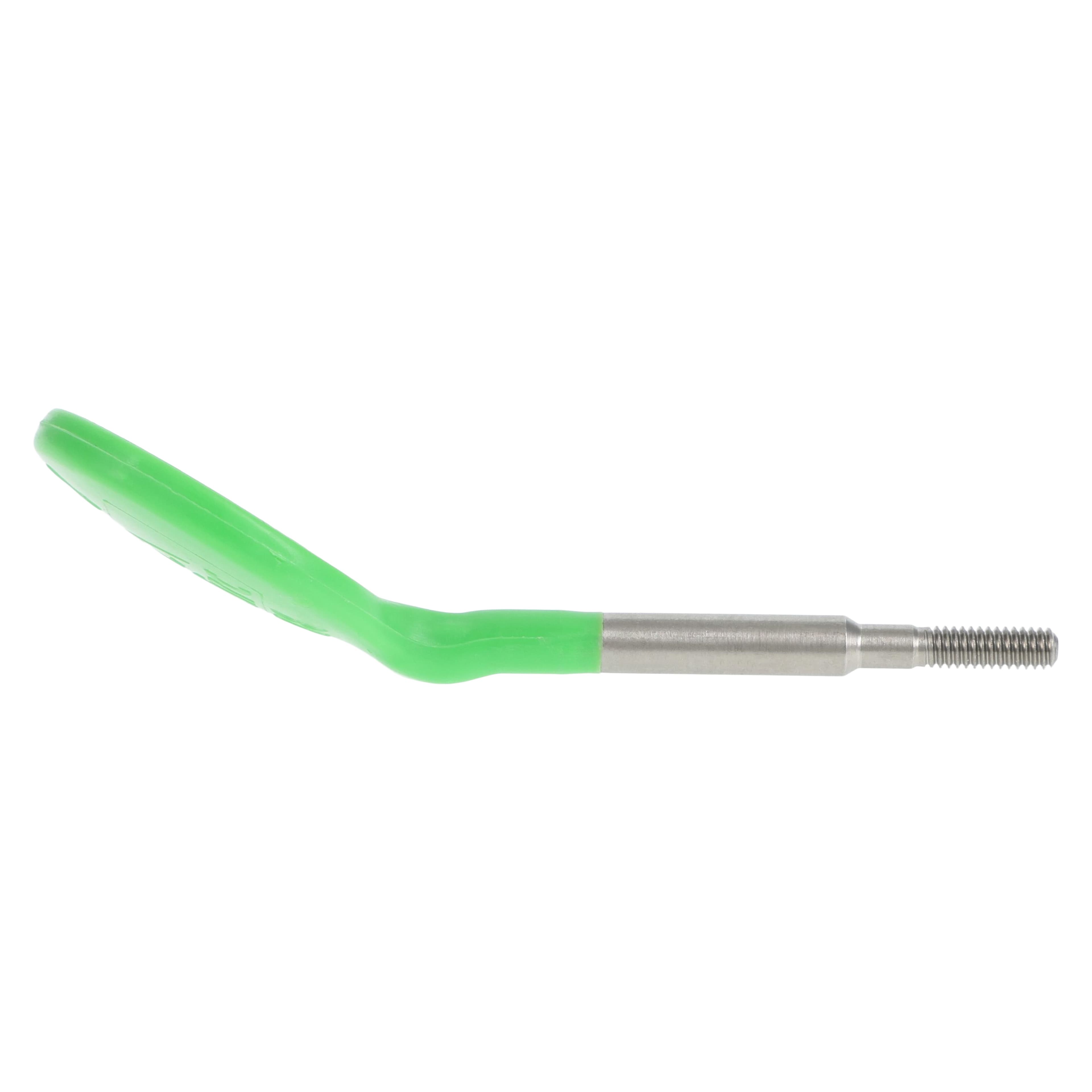 Zirc Crystal HD® #4 Neon Green Resin Mouth Mirror Screw-On Heads, Cone Socket, 12/Pack, 50Z371P thumbnail 4
