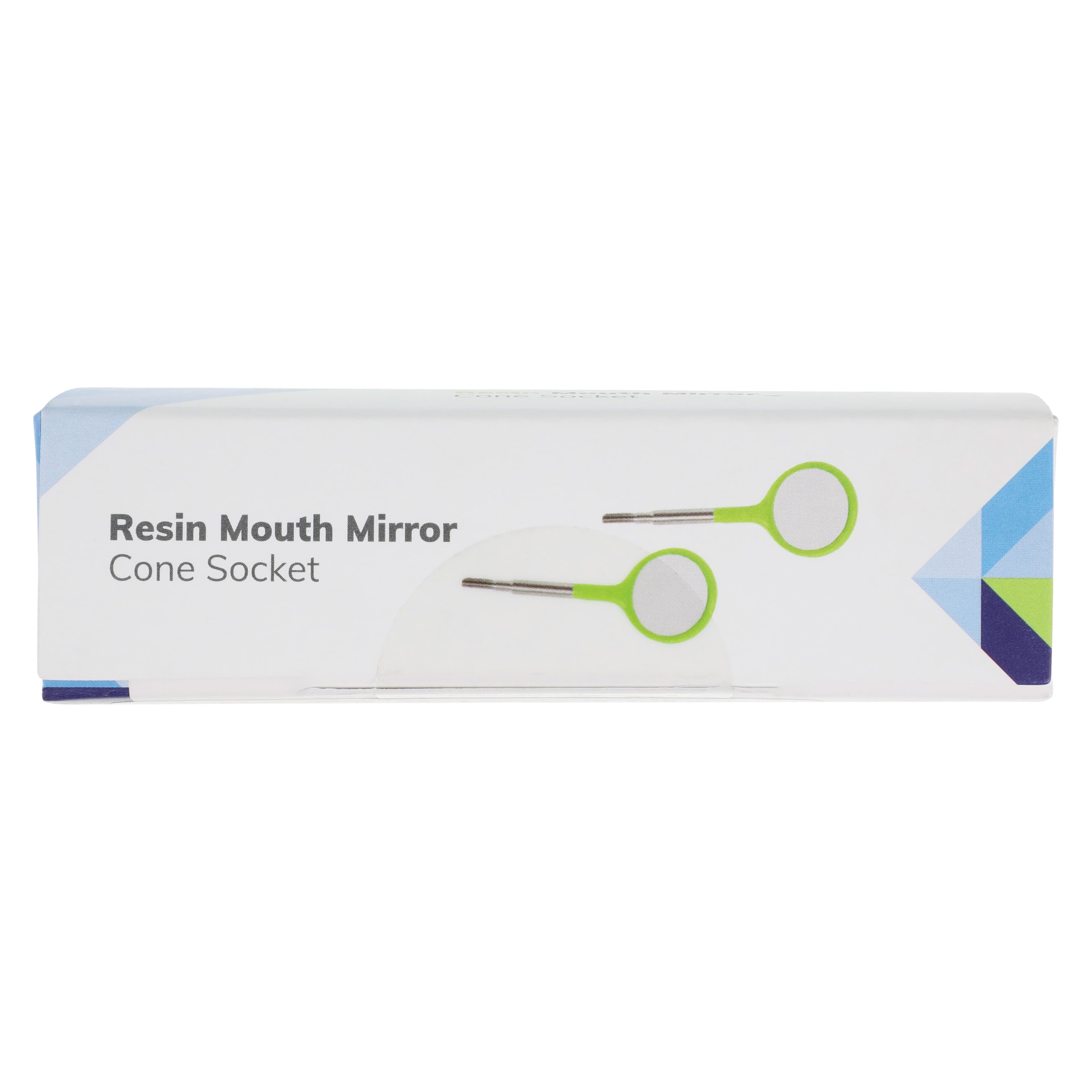 Zirc Crystal HD® #4 Neon Green Resin Mouth Mirror Screw-On Heads, Cone Socket, 12/Pack, 50Z371P thumbnail 7