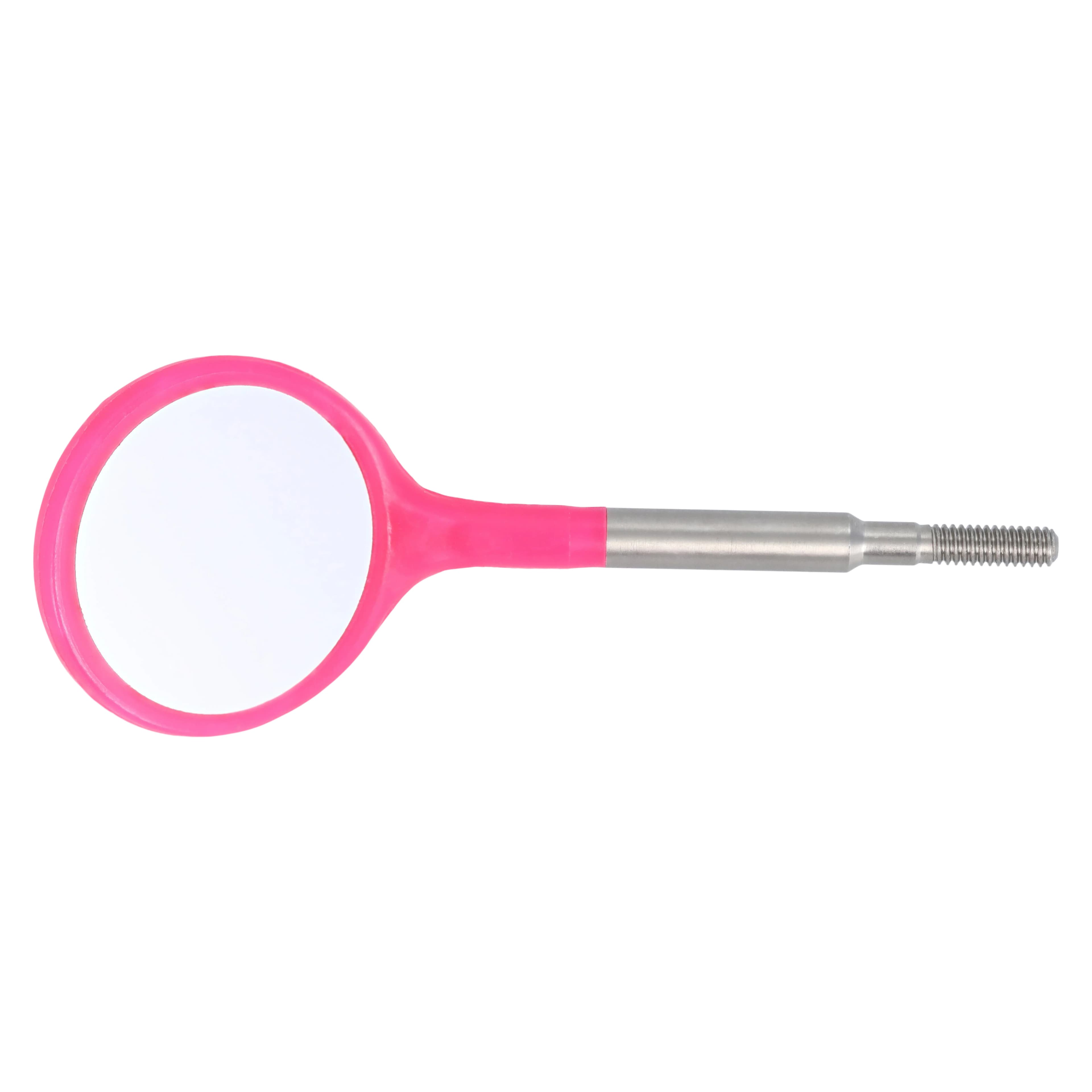 Zirc Crystal HD® #4 Neon Pink Resin Mouth Mirror Screw-On Heads (Cone Socket), Pack of 12, 50Z371S thumbnail 3