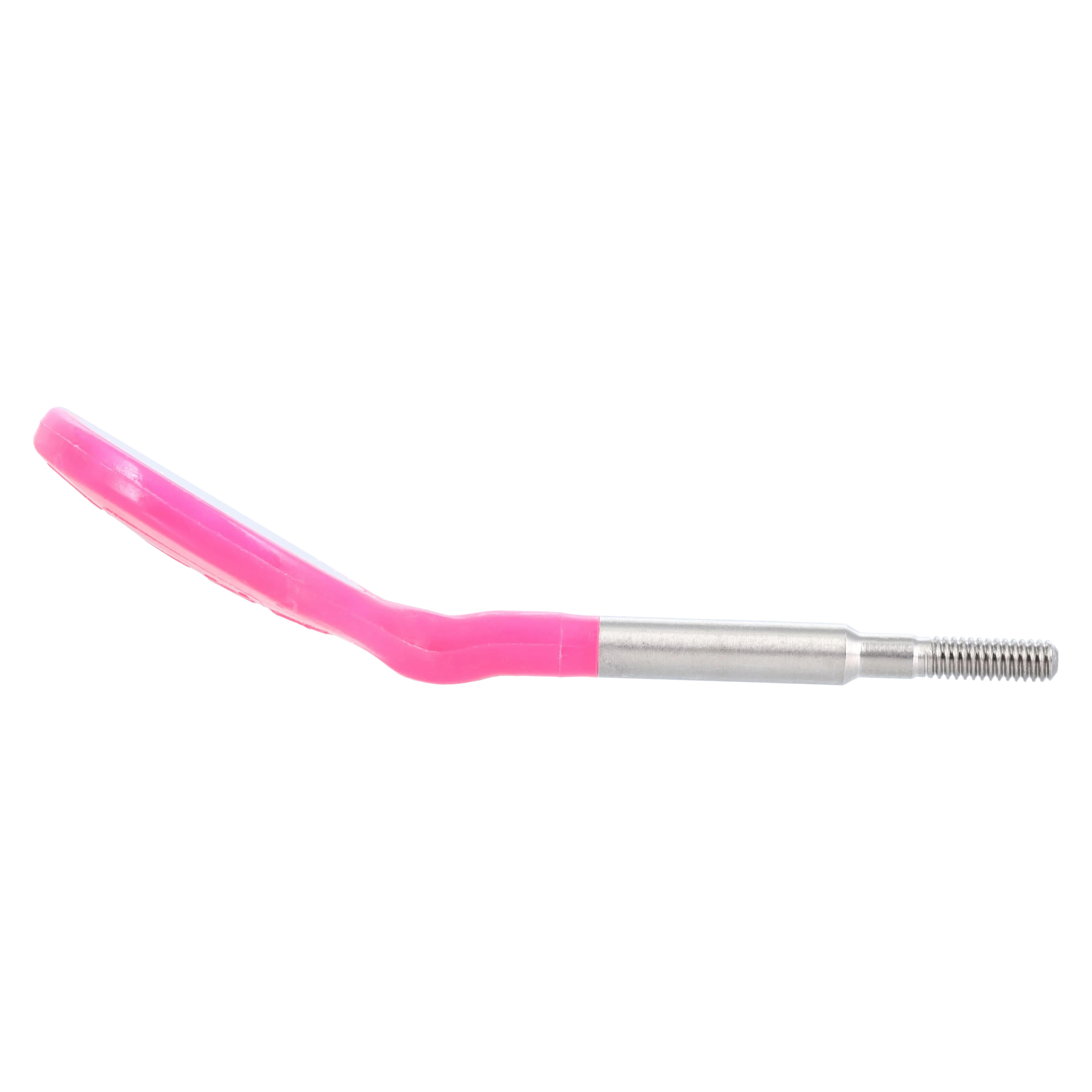 Zirc Crystal HD® #4 Neon Pink Resin Mouth Mirror Screw-On Heads (Cone Socket), Pack of 12, 50Z371S thumbnail 4