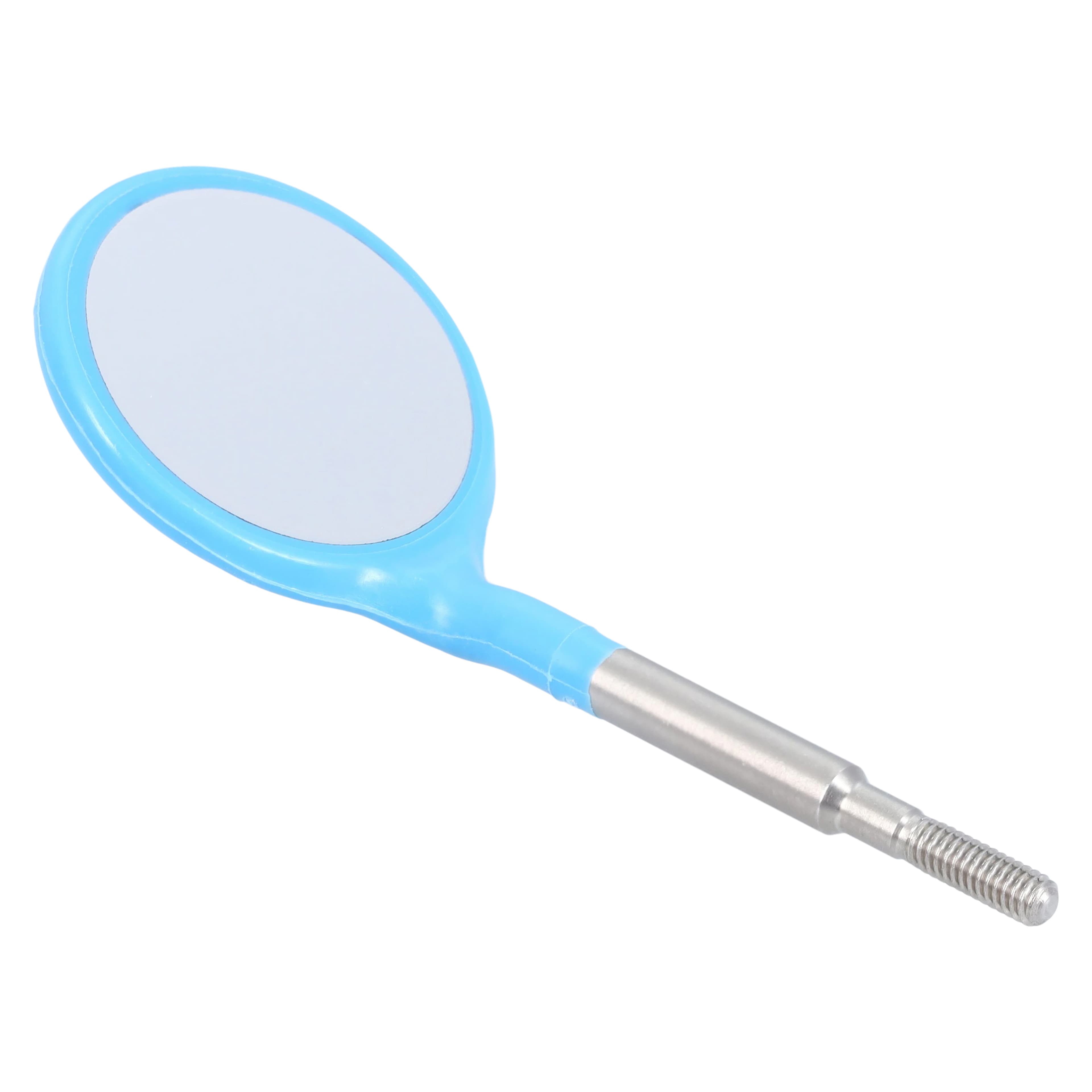 Zirc Crystal HD® #5 Neon Blue Resin Mouth Mirror Screw-On Heads, Cone Socket, 12/Pack, 50Z372N thumbnail 2