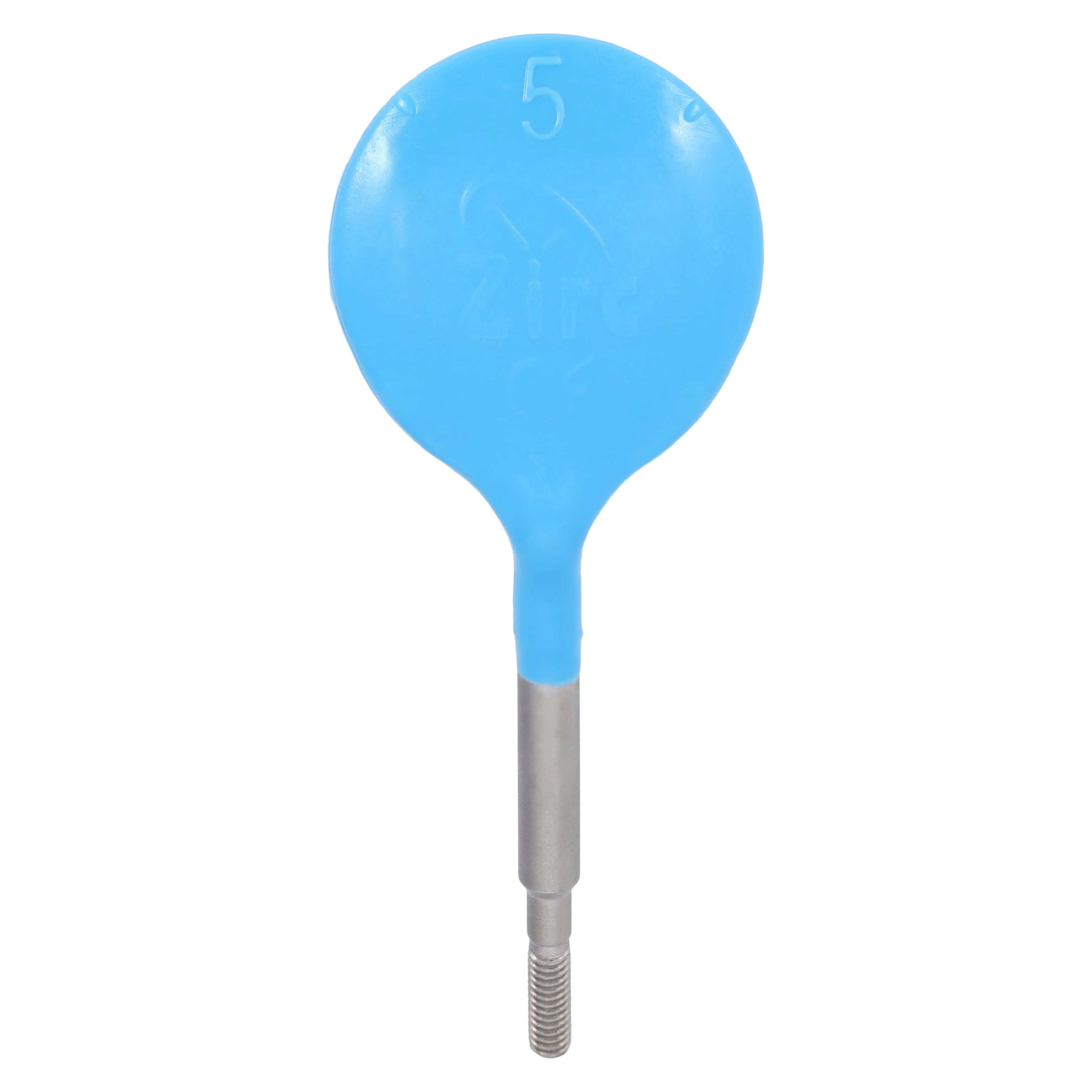 Zirc Crystal HD® #5 Neon Blue Resin Mouth Mirror Screw-On Heads, Cone Socket, 12/Pack, 50Z372N thumbnail 5
