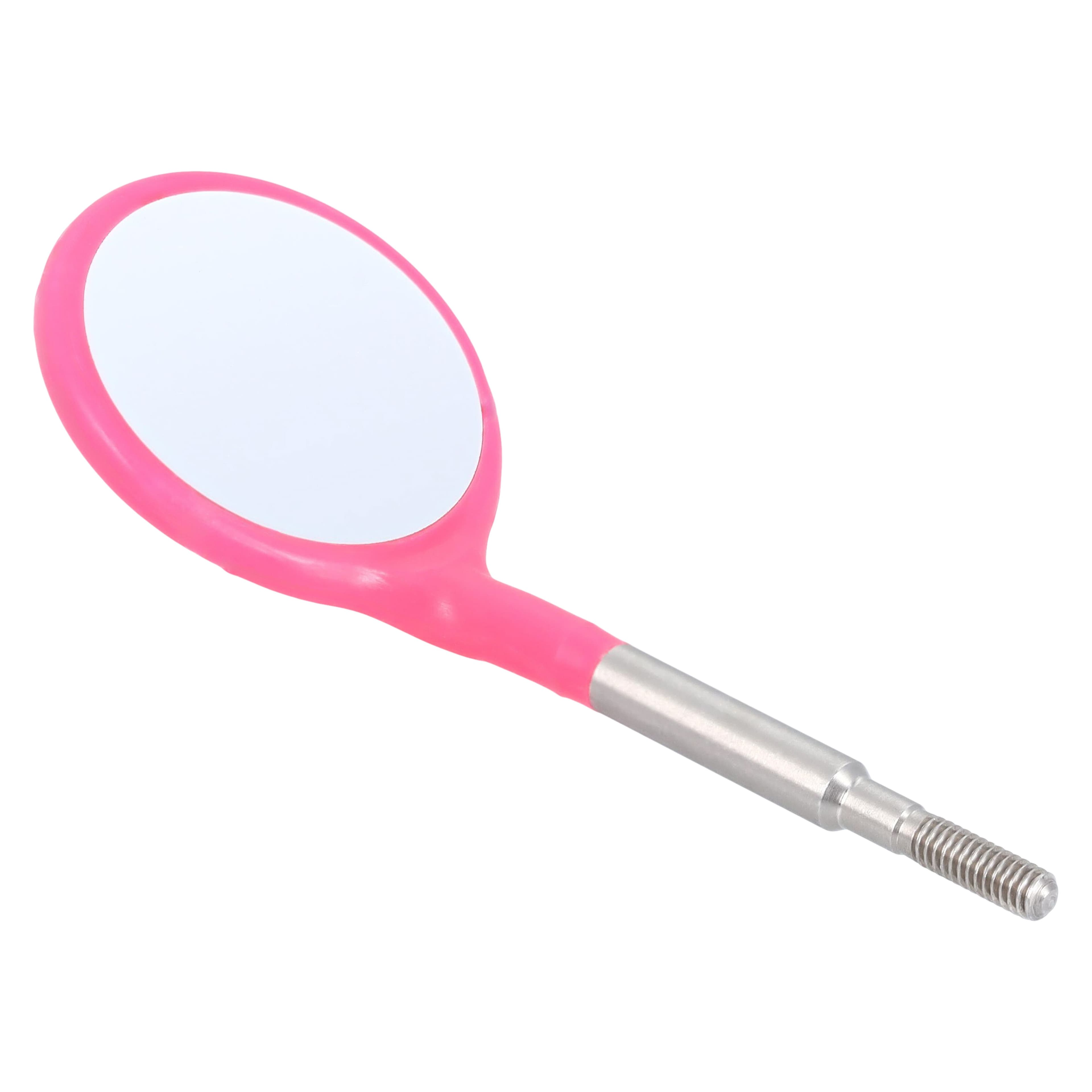 Crystal HD® Plastic Mouth Mirror Head, #5, Cone Socket, Neon Pink, 12/Pkg, 50Z372S thumbnail 2