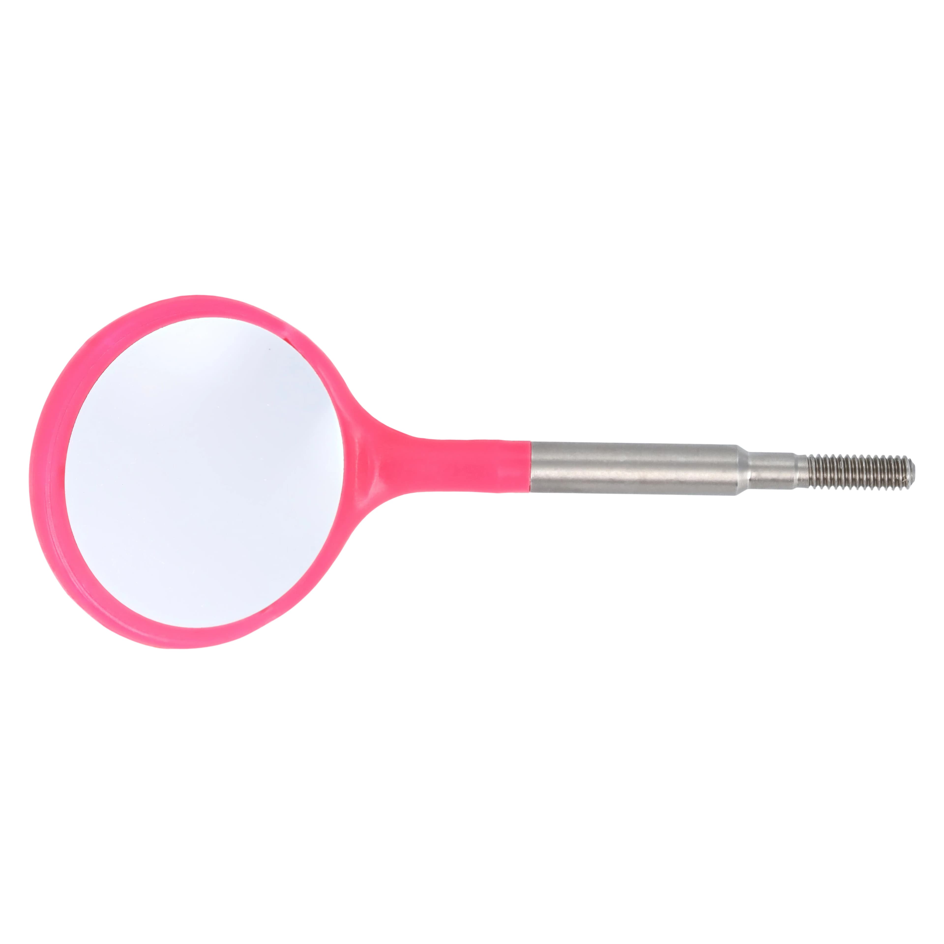 Crystal HD® Plastic Mouth Mirror Head, #5, Cone Socket, Neon Pink, 12/Pkg, 50Z372S thumbnail 3