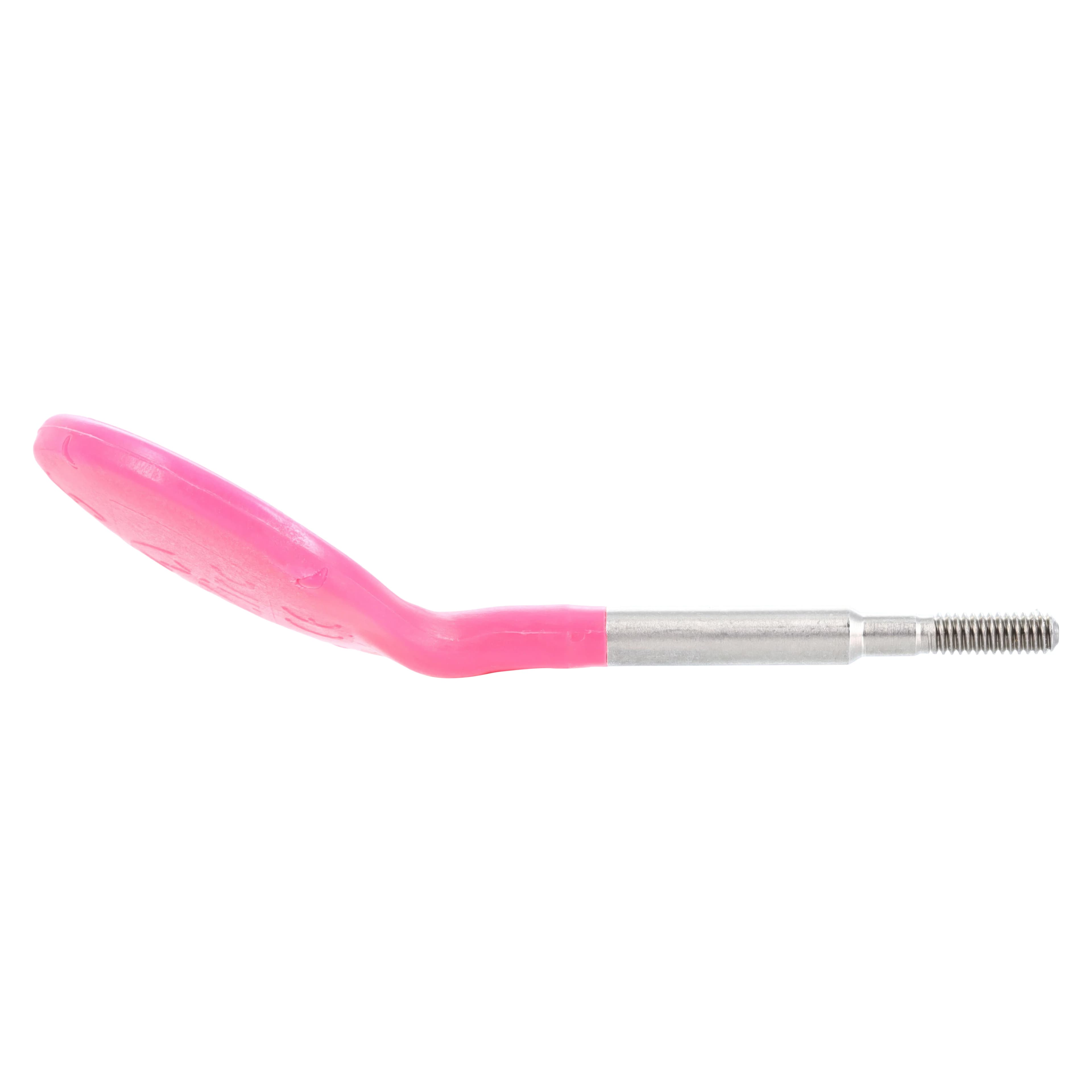 Crystal HD® Plastic Mouth Mirror Head, #5, Cone Socket, Neon Pink, 12/Pkg, 50Z372S thumbnail 4
