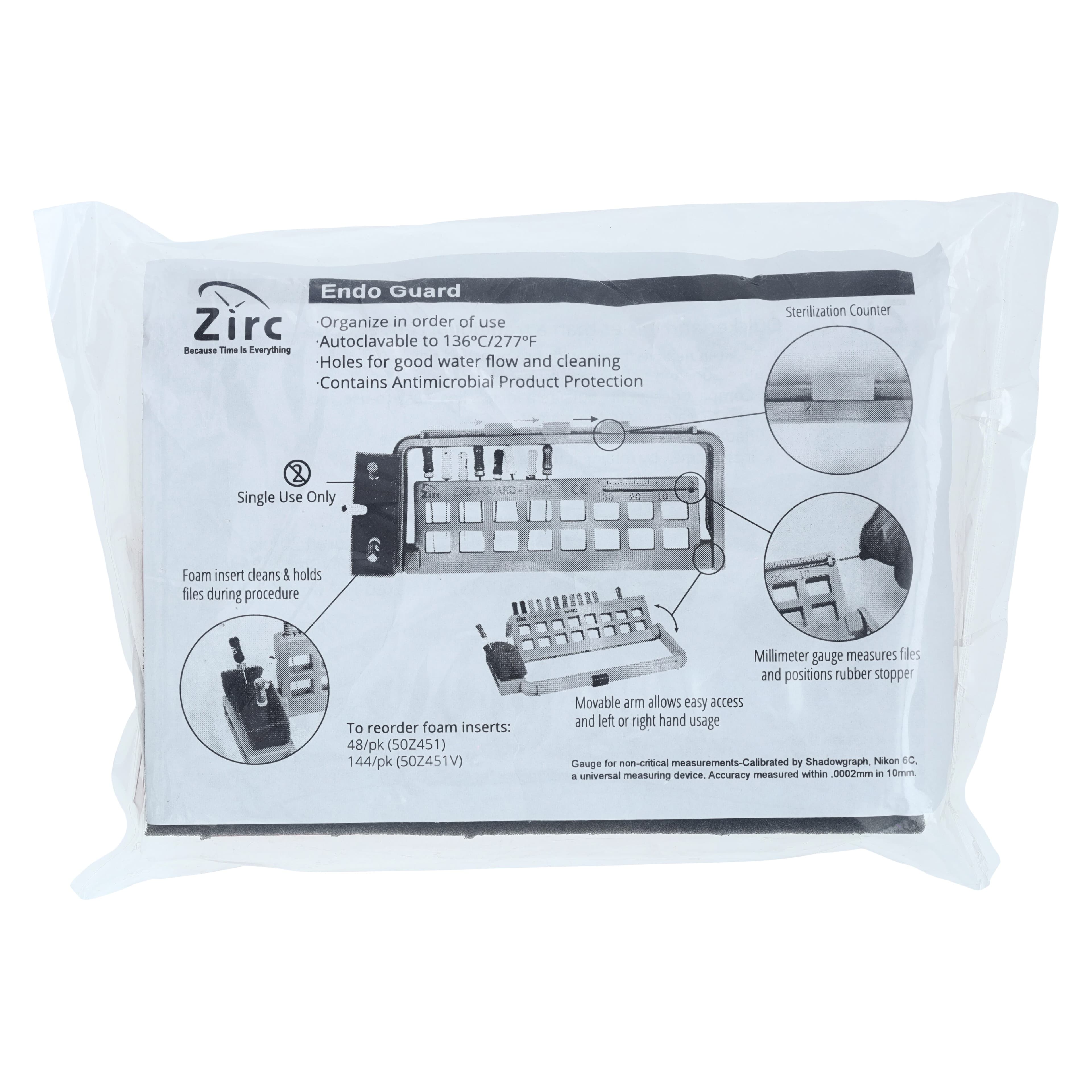Zirc Steri-Endo Guard Engine Organizer, Red, 50Z452-M thumbnail 2