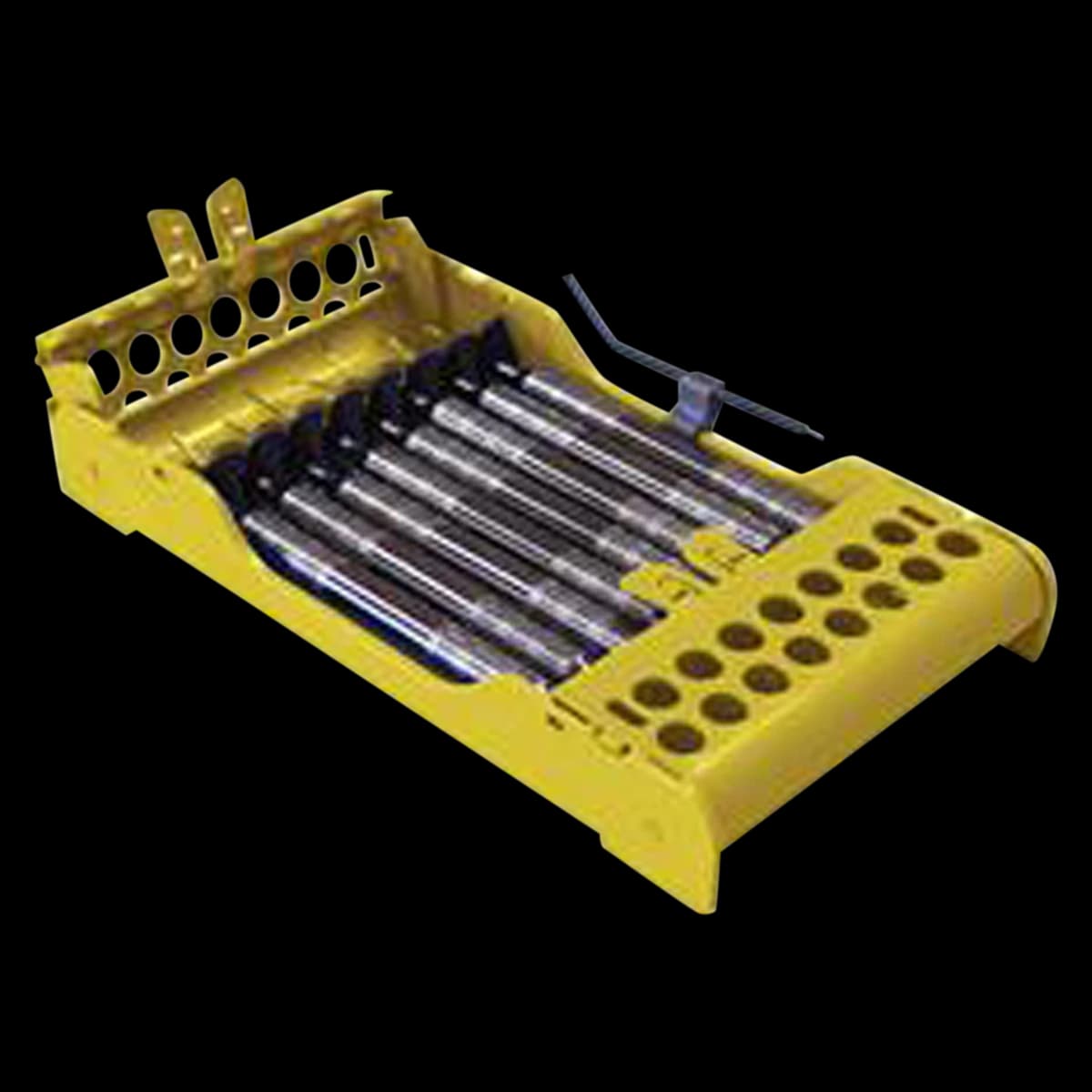 Neon Yellow E-Z Jett® Cassette 8-Place, 50Z927O - Neon Yellow E-Z Jett® Cassette 8-Place - Image 1